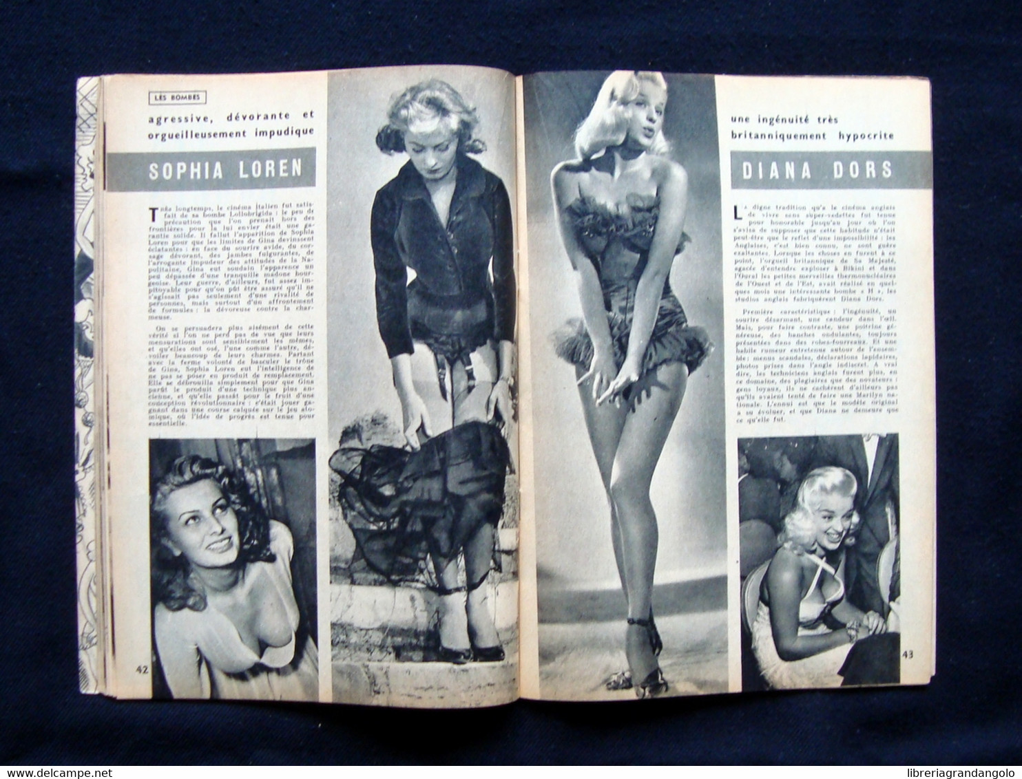 Almanach 1958 Frou Frou Paris Marilyn Mansfield  Monroe Loren - Unclassified