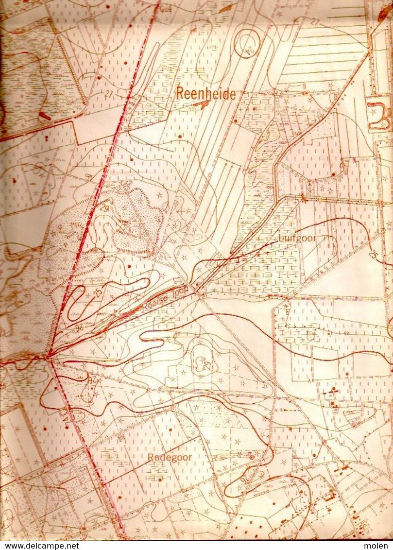 Situatie 1956 ARENDONK STAFKAART 9/5 SCHOONBROEK KORSENDONK KINSCHOT OBROEK RETIE ZWANEVEN VOORHEIDE HET-PLEINTJE S244