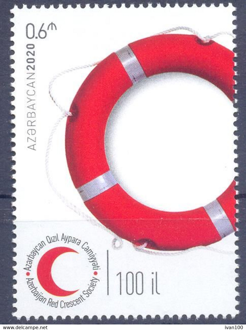 2020. Azerbaijan, Centenary Of Azerbaijan Red Crescent, 1v, Mint/** - Azerbaïjan