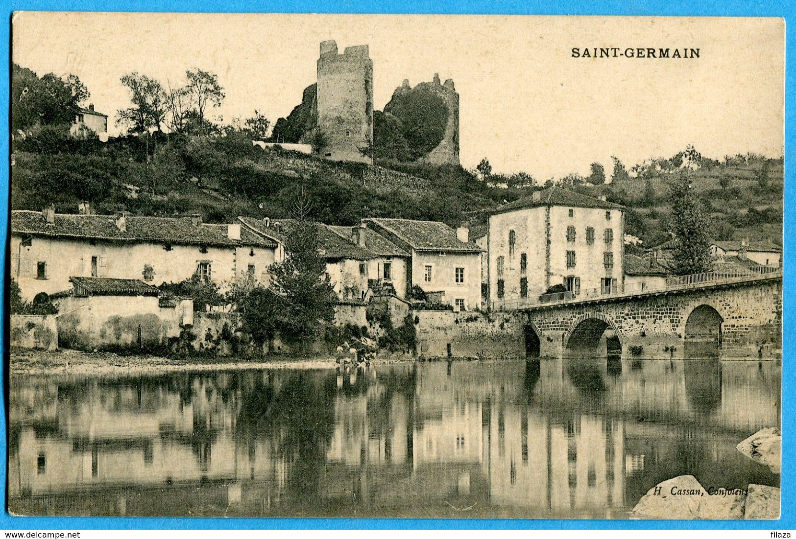 16 - Charente - Saint Germain De Confolens  - Le Bourg   (N2762) - Autres & Non Classés