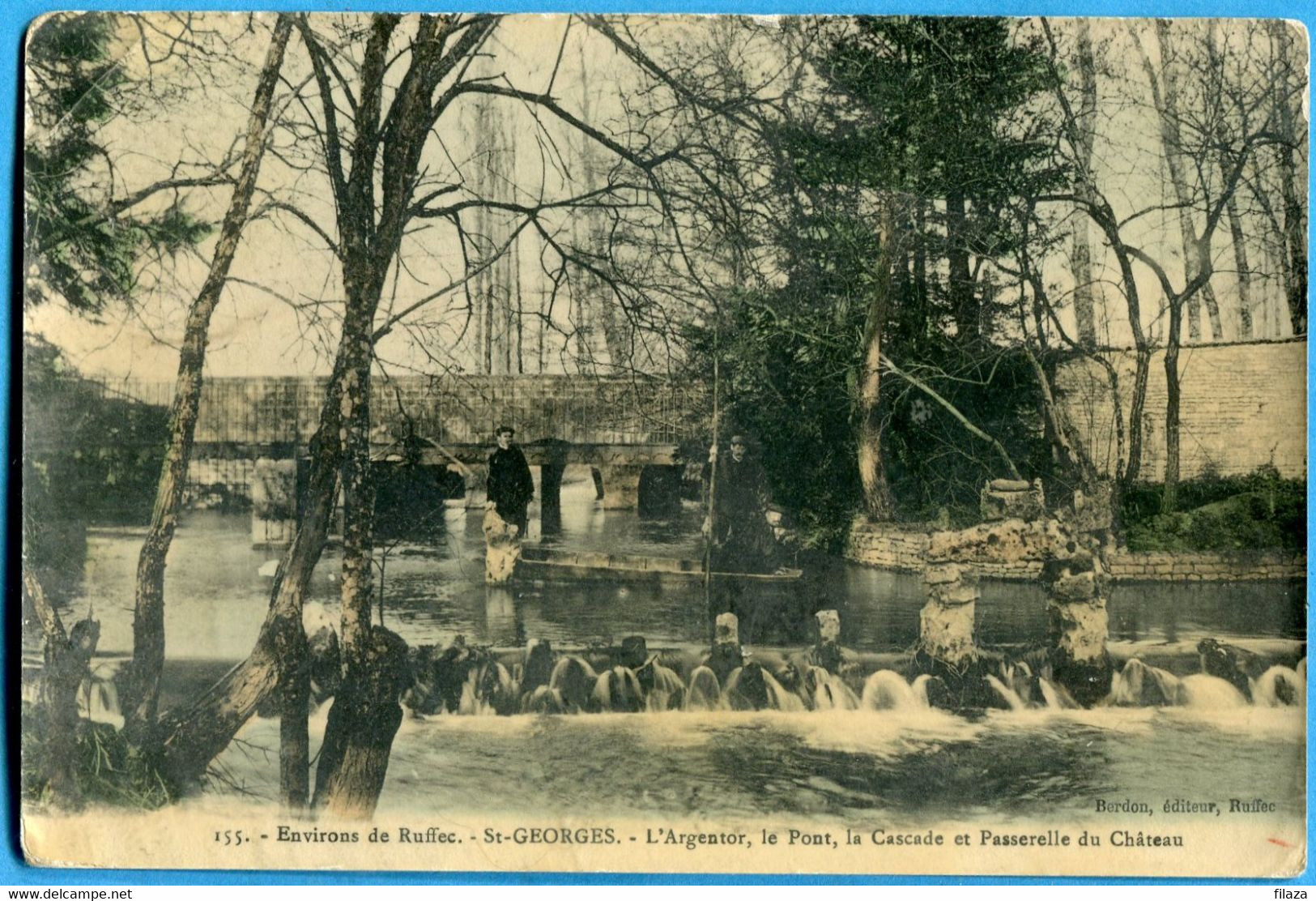 16 - Charente - Saint Georges - L'Argentor, Le Pont, La Cascade Et Passerelle Du Chateau   (N2763) - Autres & Non Classés