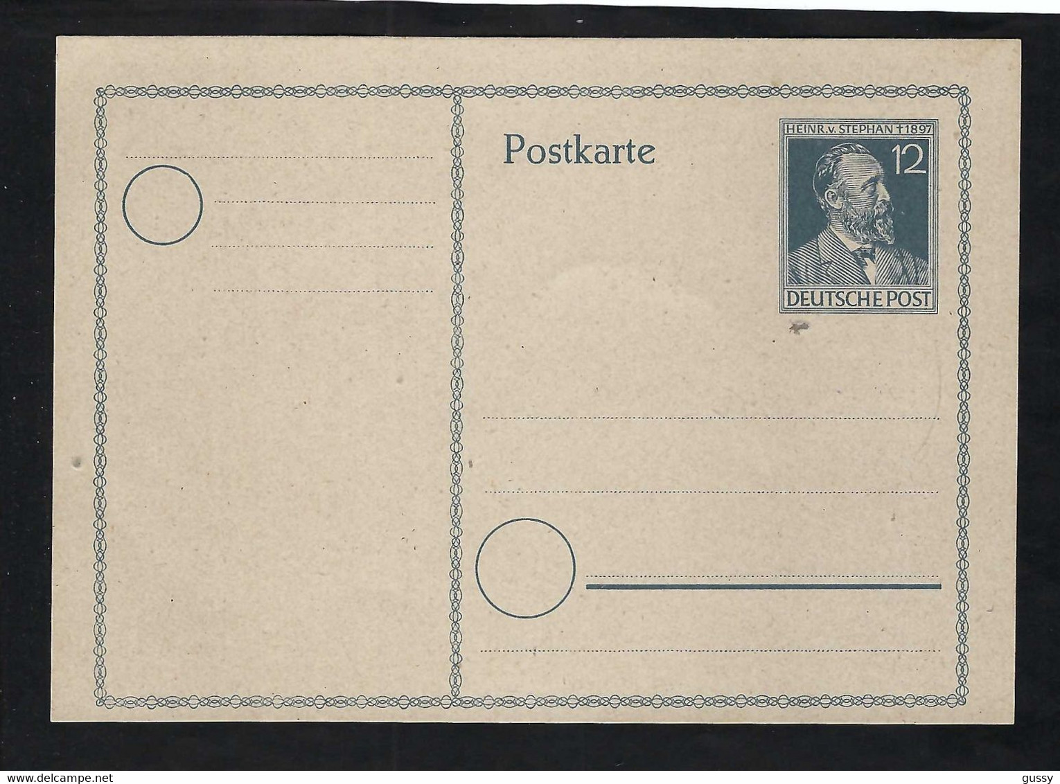 ALLEMAGNE 1947:  CP Entier De 12pf Neuve - Postal  Stationery