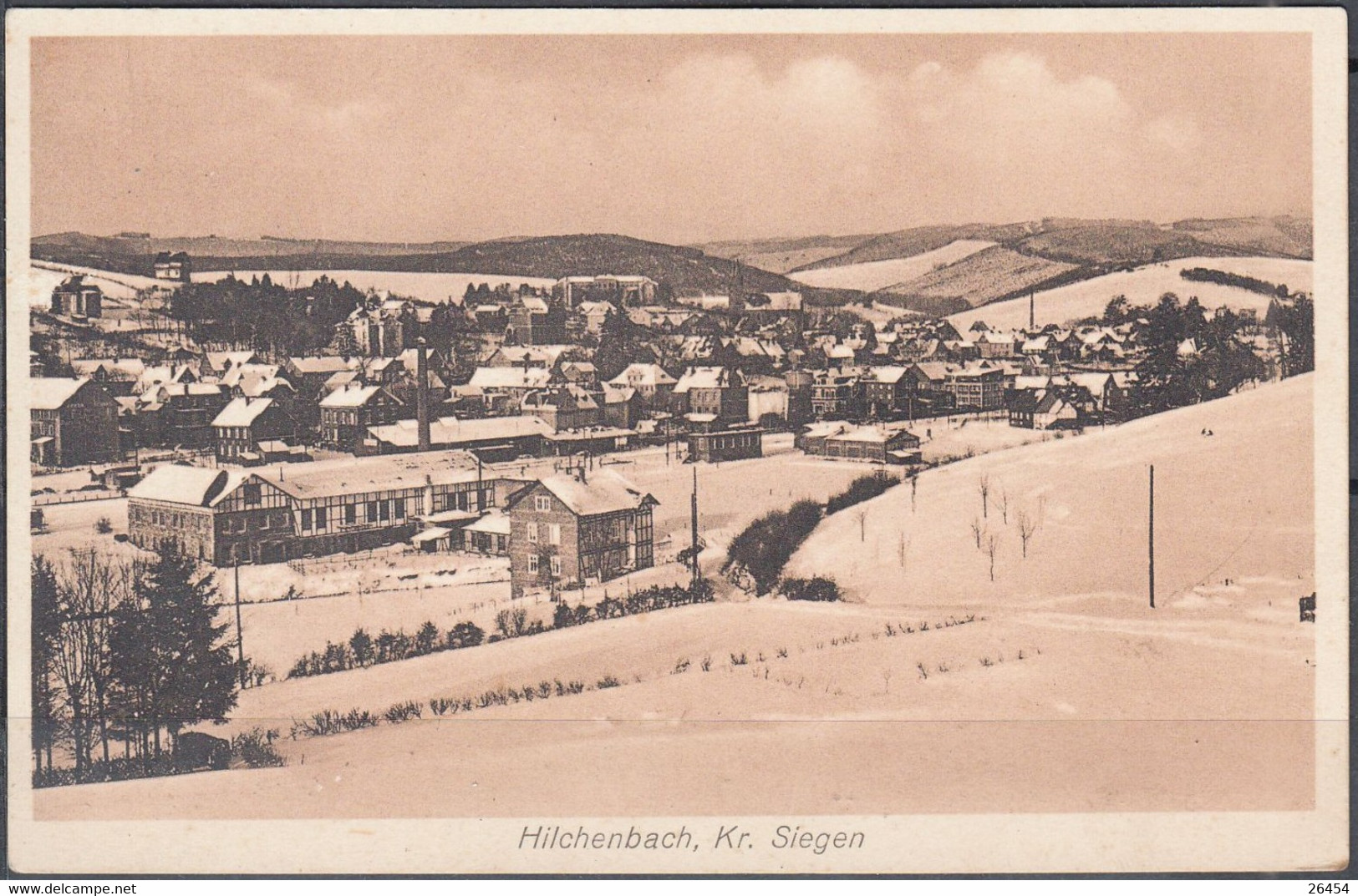 MILITARIA   Voir Au Verso   CPA  De HILCHENBACH  Allemagne   écrite En Mars 1947  Par Un Militaire - Hilchenbach