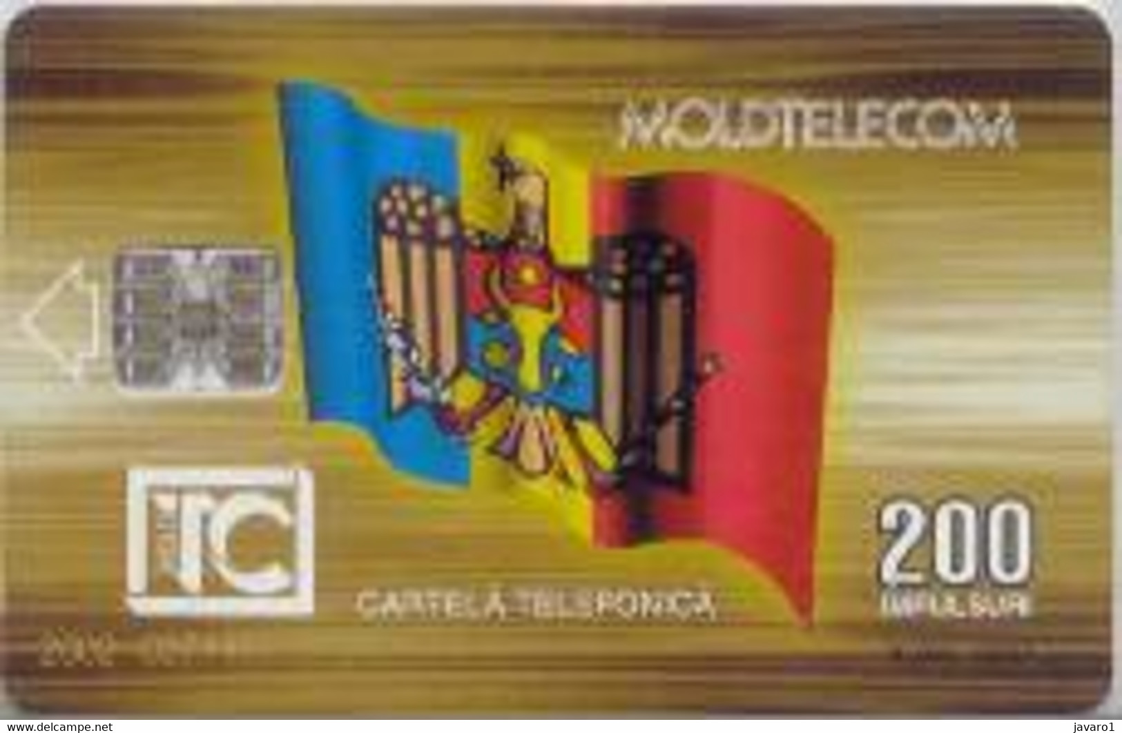 MOLDAVIA : 12 200u White House  05/97 USED - Moldova