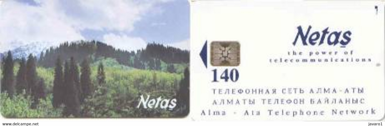 KAZACHSTAN : KAZ-CN1 140u NETAS ALMA-ATA Network MINT - Kasachstan
