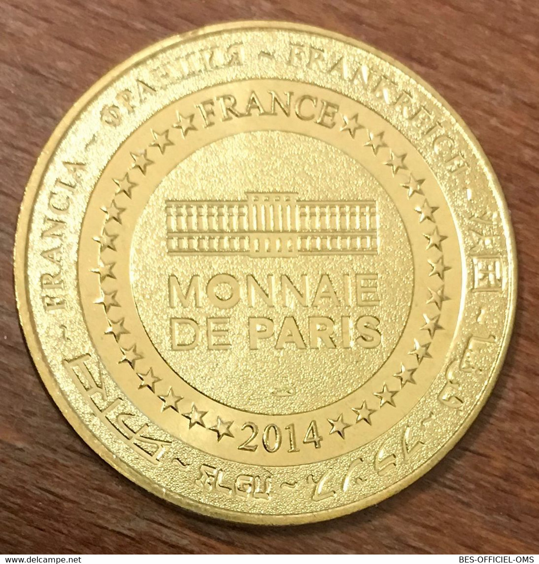 25 LE SAUT DU DOUBS GRAND LE HÉRON MDP 2014 MEDAILLE SOUVENIR MONNAIE DE PARIS JETON TOURISTIQUE MEDALS COINS TOKENS - 2014