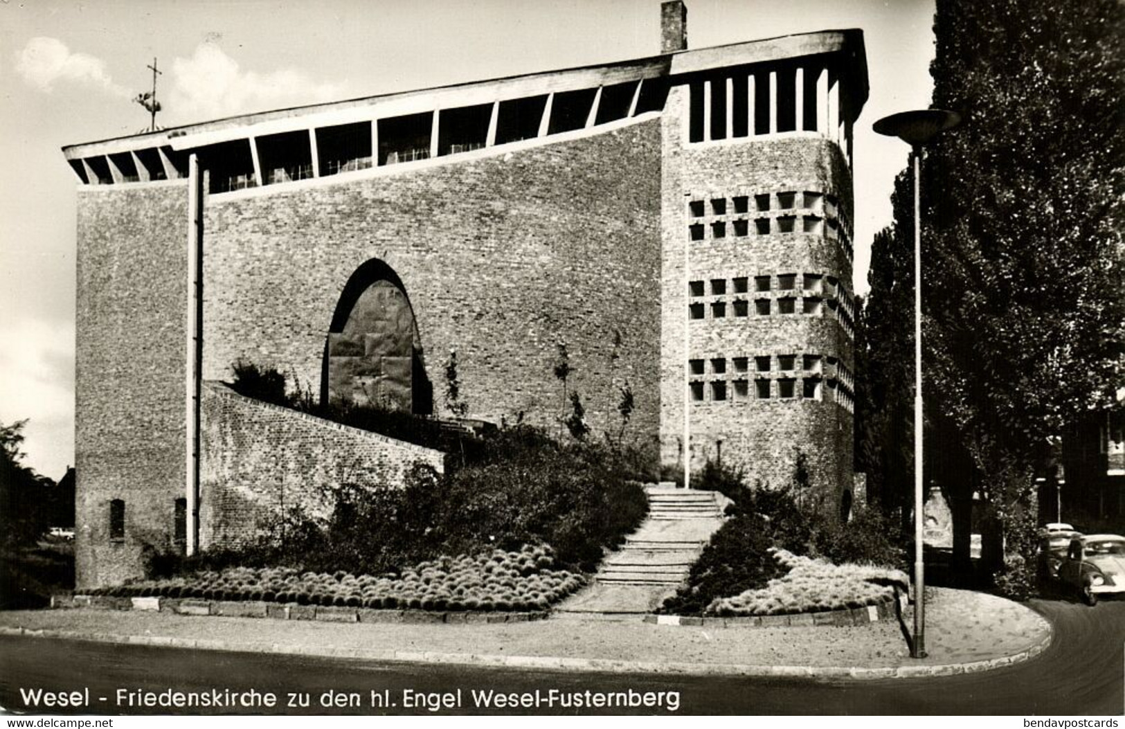 WESEL, Fusternberg, Friedenskirche Zu Den Hl. Engel (1960s) AK - Wesel