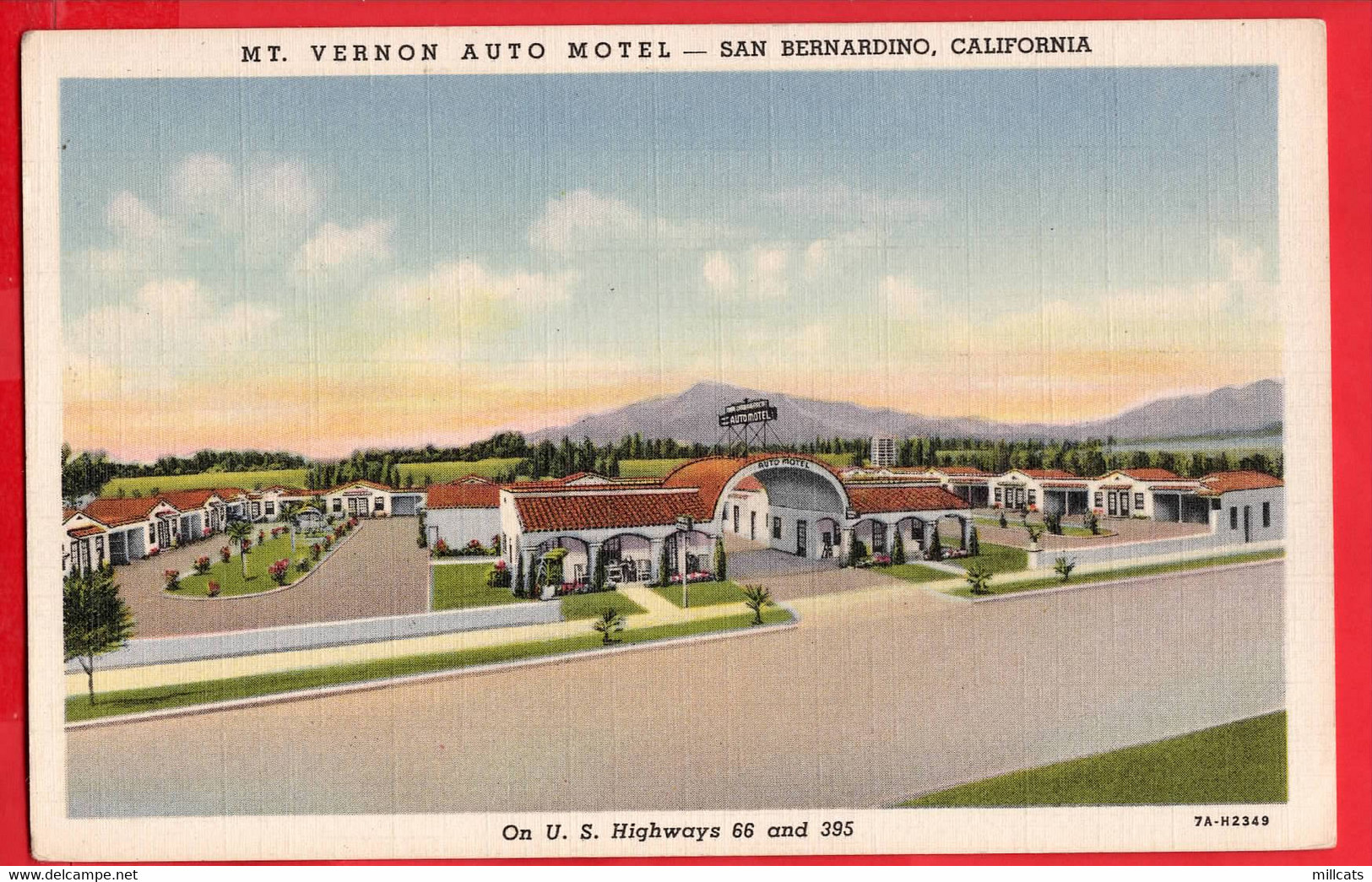 USA    CA   SAN BERNADINO   MT VERNON AUTO MOTEL - San Bernardino