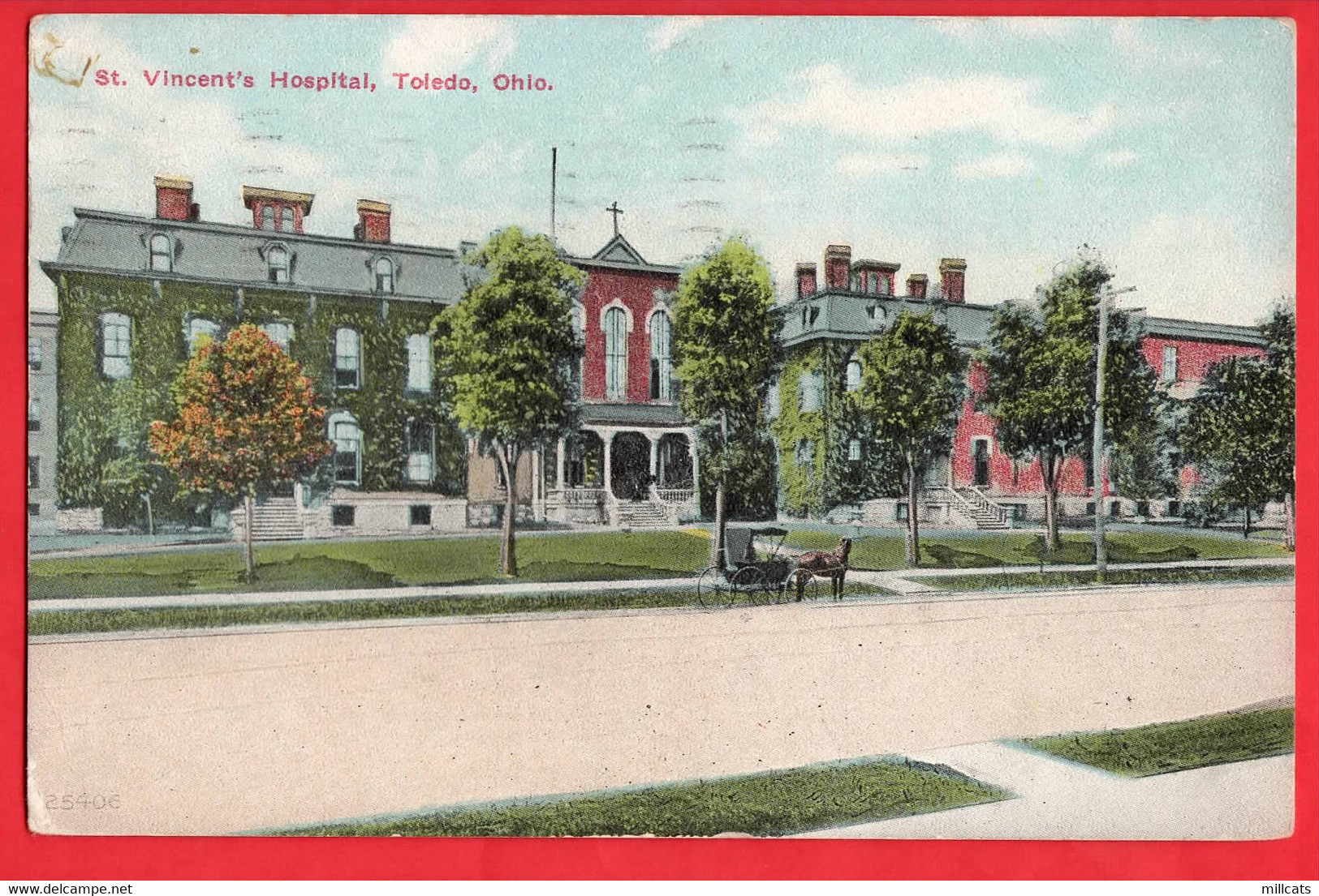 USA OHIO  TOLEDO    VINCENT'S HOSPITAL  Pu 1910 - Toledo