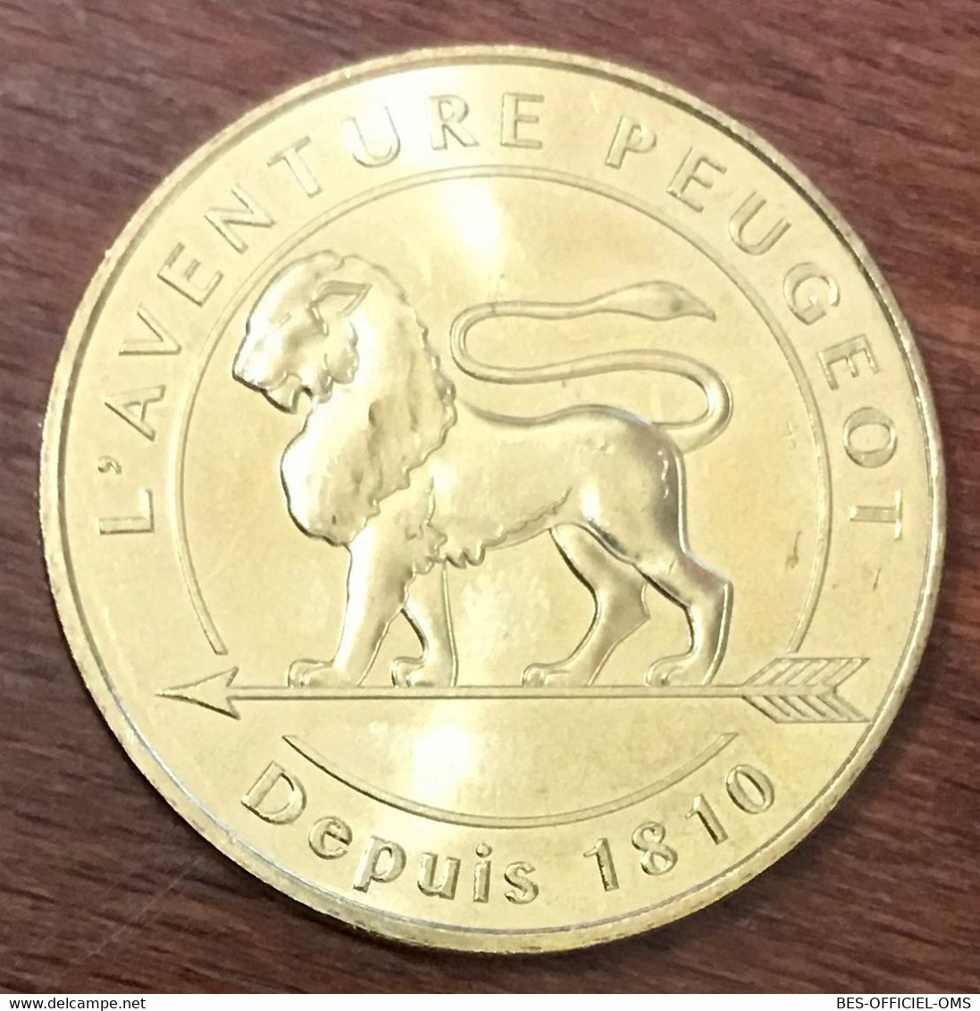 25 SOCHAUX L'AVENTURE PEUGEOT MÉDAILLE SOUVENIR MONNAIE DE PARIS 2018 JETON TOURISTIQUE MEDALS COINS TOKENS - 2018