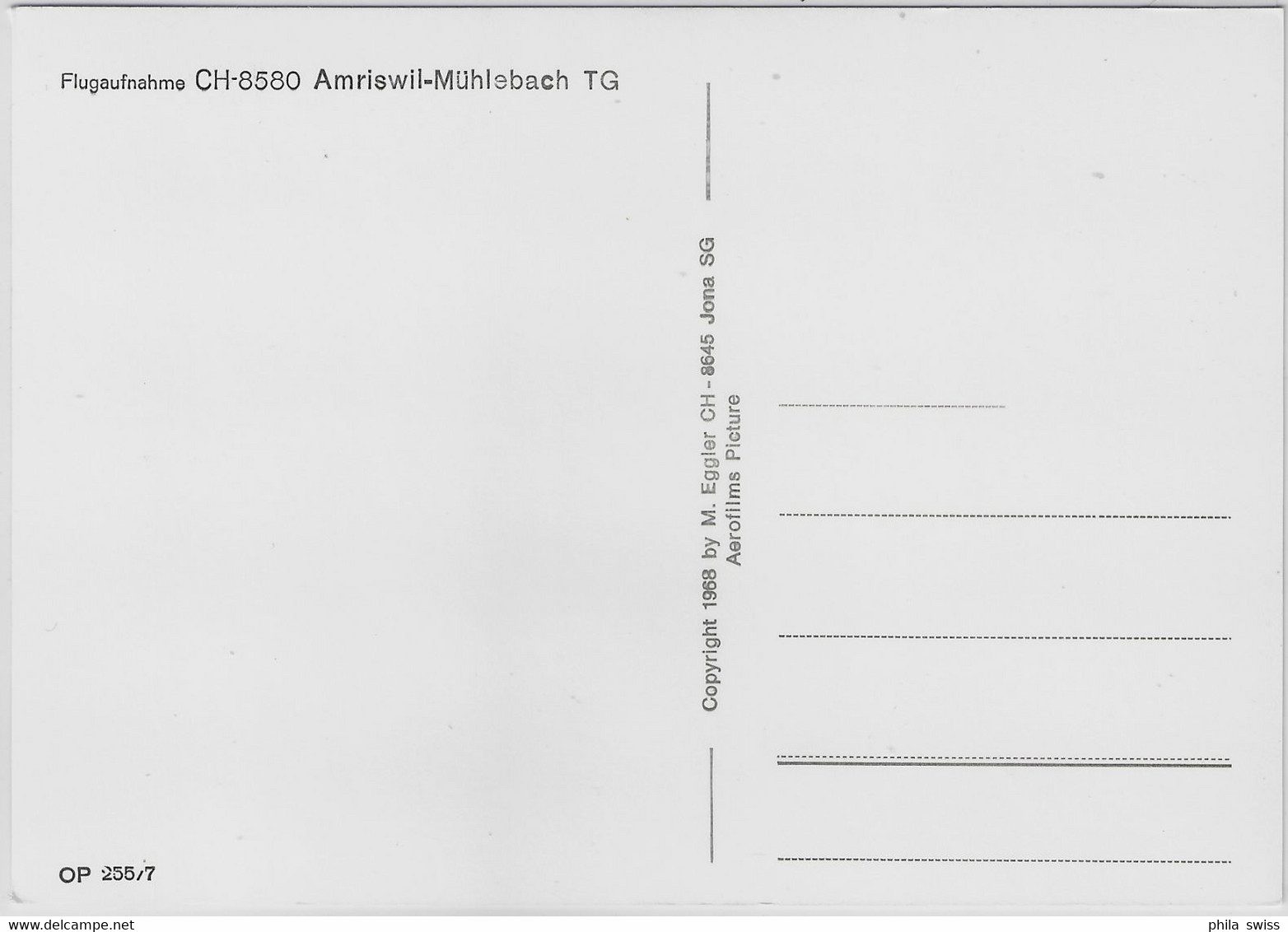 Flugaufnahme Amriswil-Mühlebach TG - Amriswil