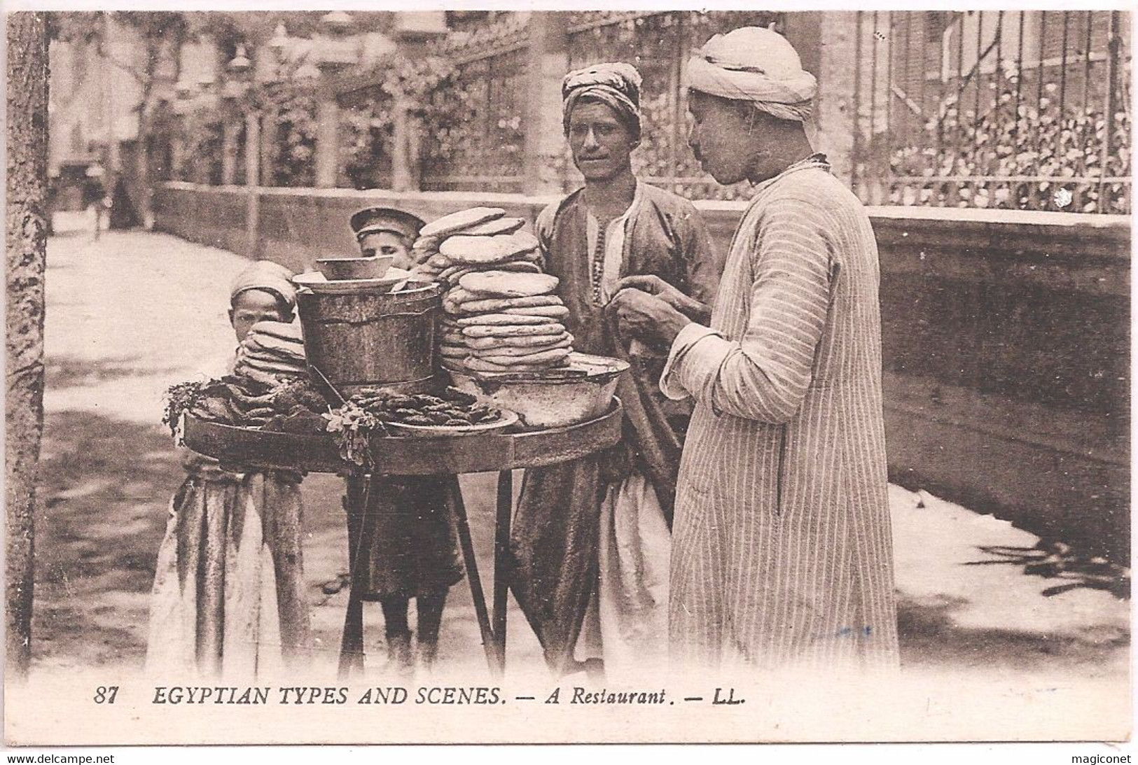 CPA - Egypte - Scènes Et Types - Restaurant En Plein Air - Tanta