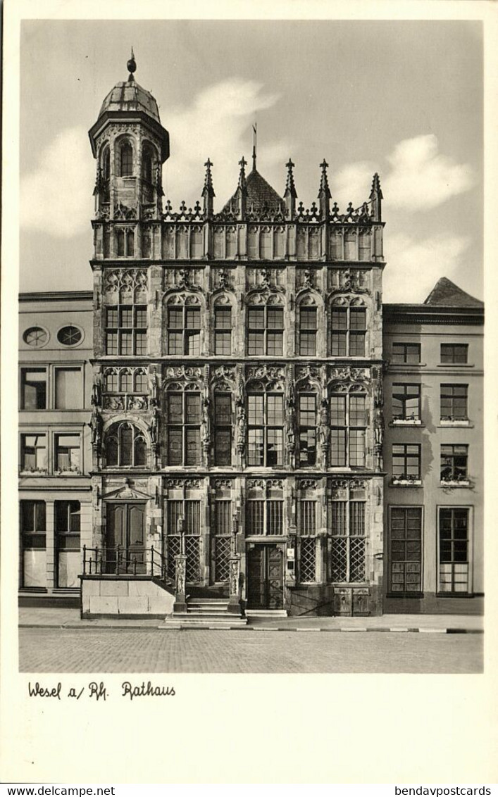 WESEL Am Rhein, Rathaus (1930s) AK - Wesel