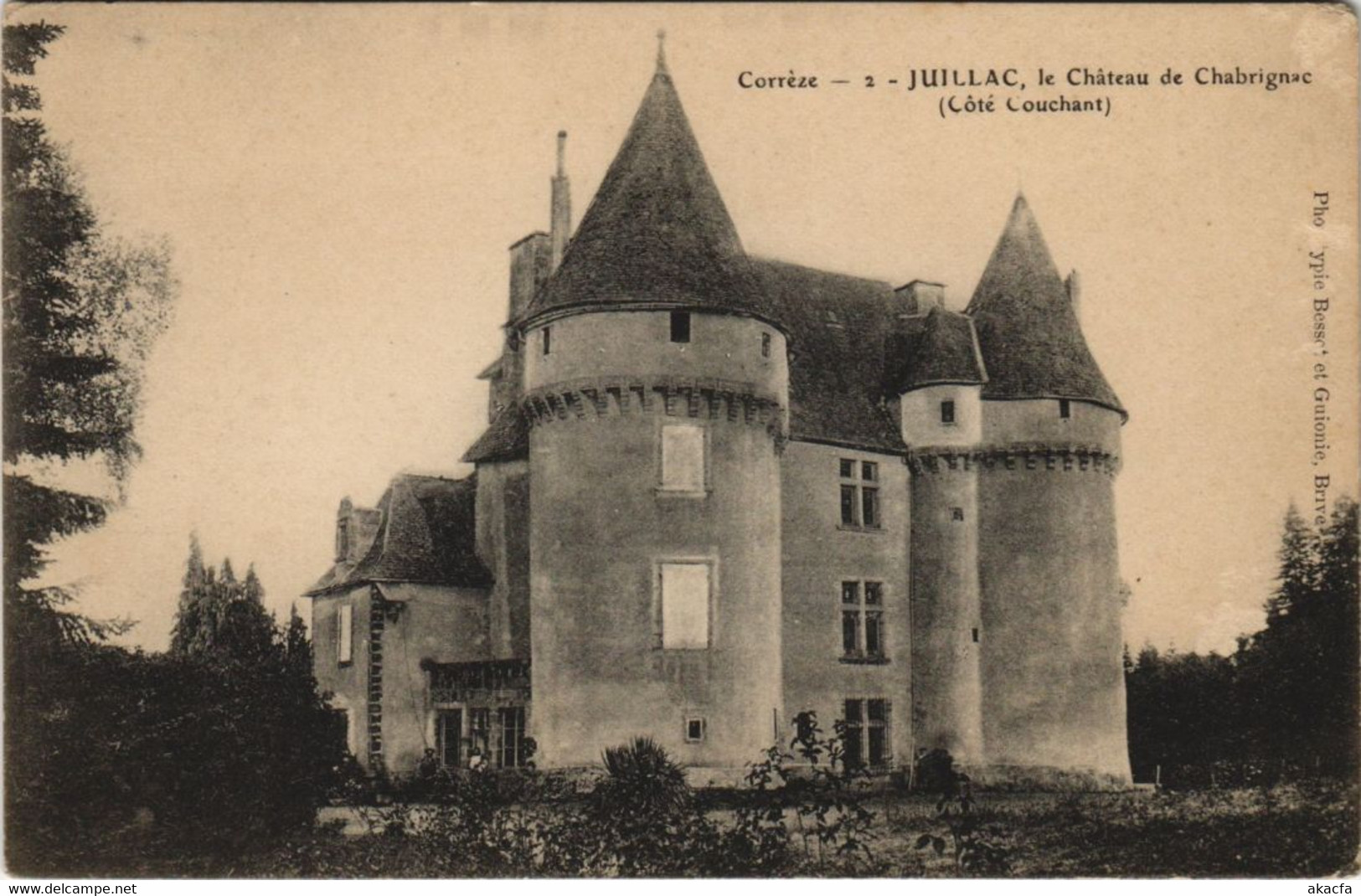 CPA Juillac Chateau Chabrignac FRANCE (1051351) - Juillac