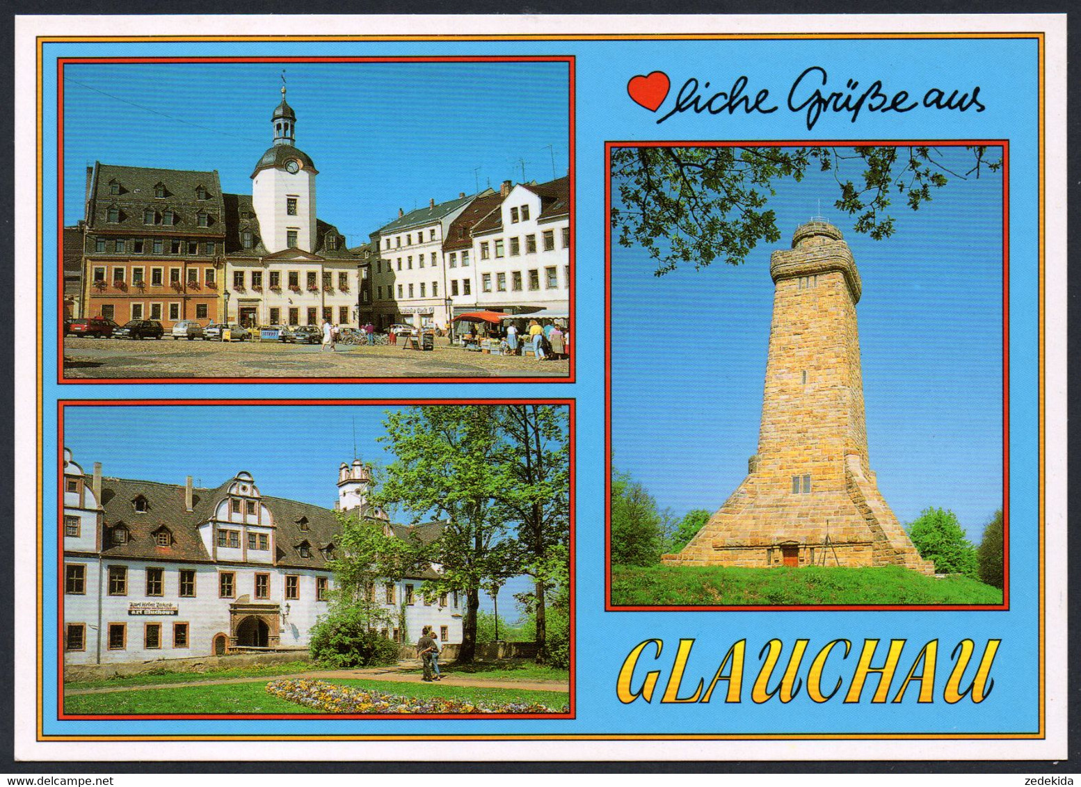 E6580 - TOP Glauchau - Bild Und Heimat Reichenbach Qualitätskarte - Glauchau