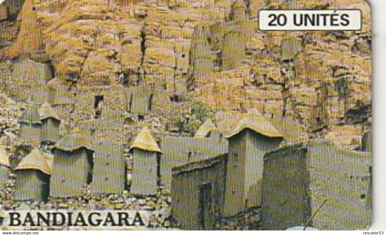 Rare Carte Téléphonique Mali Bandiagara 20 Unités - Mali