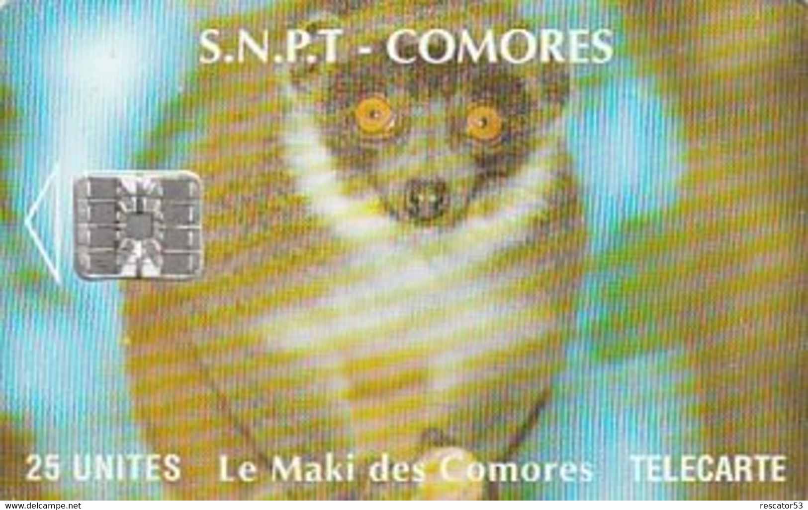 Rare Carte Téléphonique Comores SNPT 25 Unités - Comore