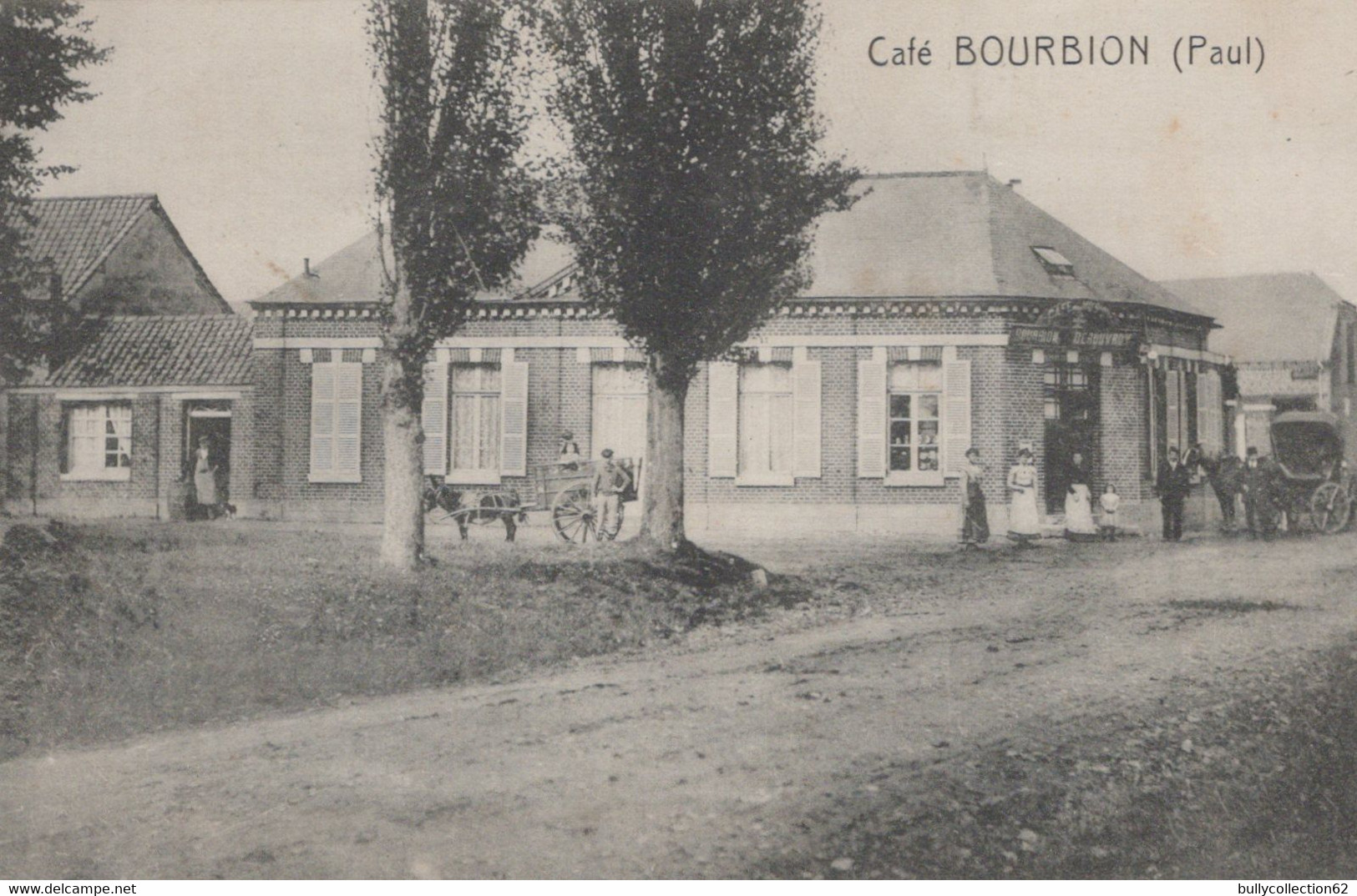 CPA - SELECTION  - VERMANDOVILLERS - Café De La Musique BOURBION PAUL - Vignacourt