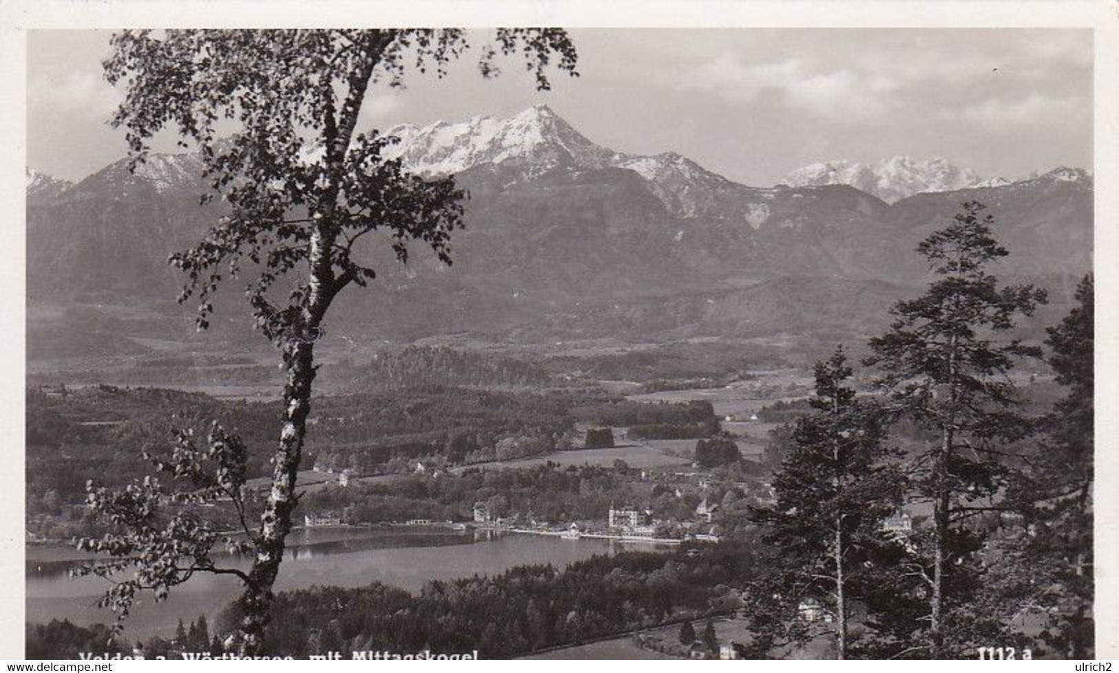 AK Velden Am Wörthersee Mit Mittagskogel - 1949 (53948) - Velden