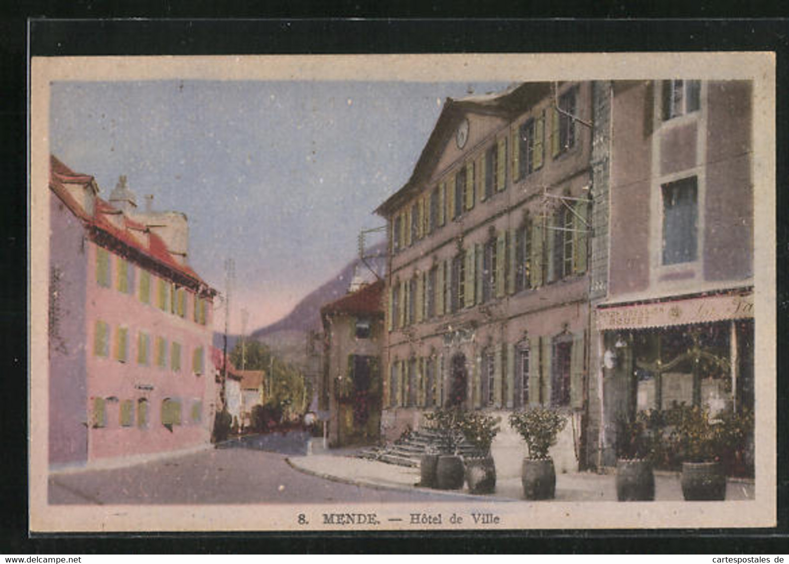 CPA Mende, Hotel De Ville - Mende