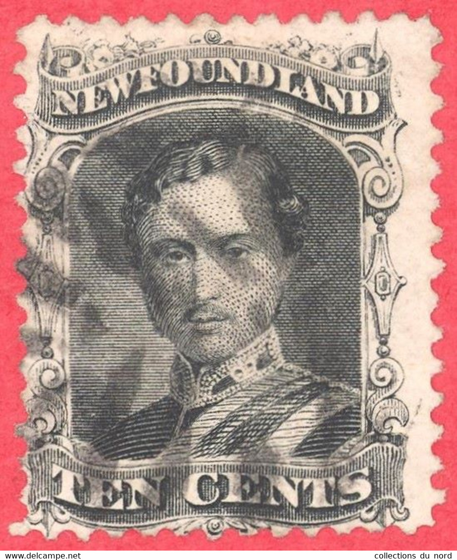 Canada Newfoundland # 27 - 10 Cents - O F - Prince Albert - 1857-1861