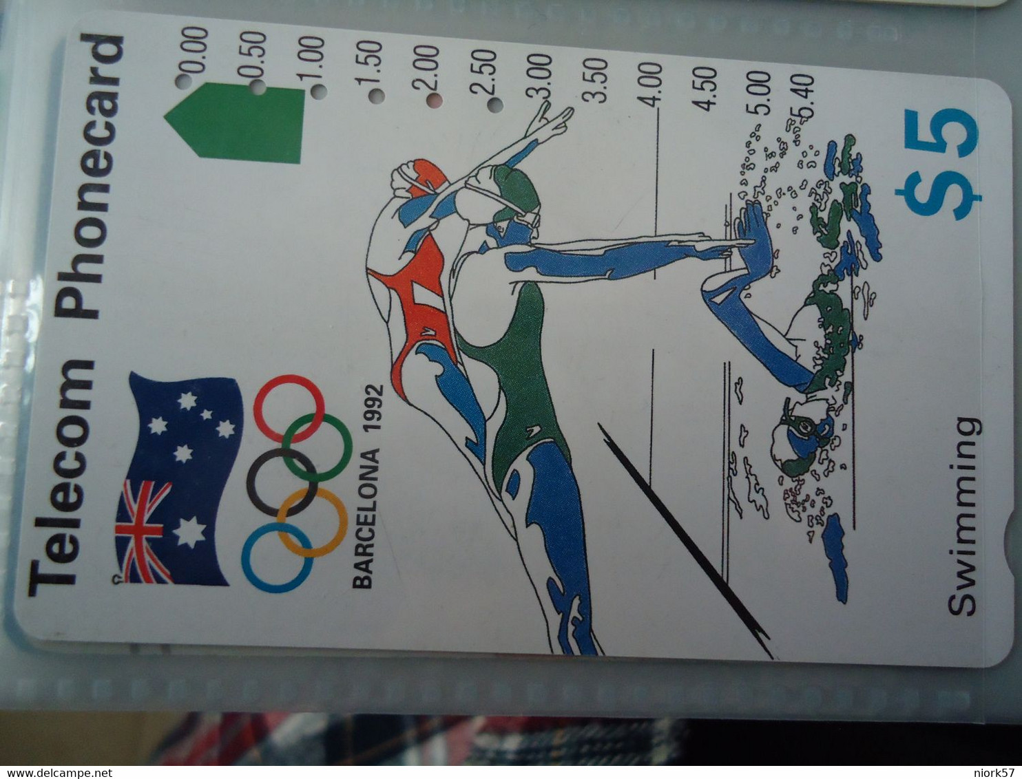 AUSTRALIA  USED CARDS  SPORTS OLYMPIC GAMES BARCELONA 1992 - Juegos Olímpicos