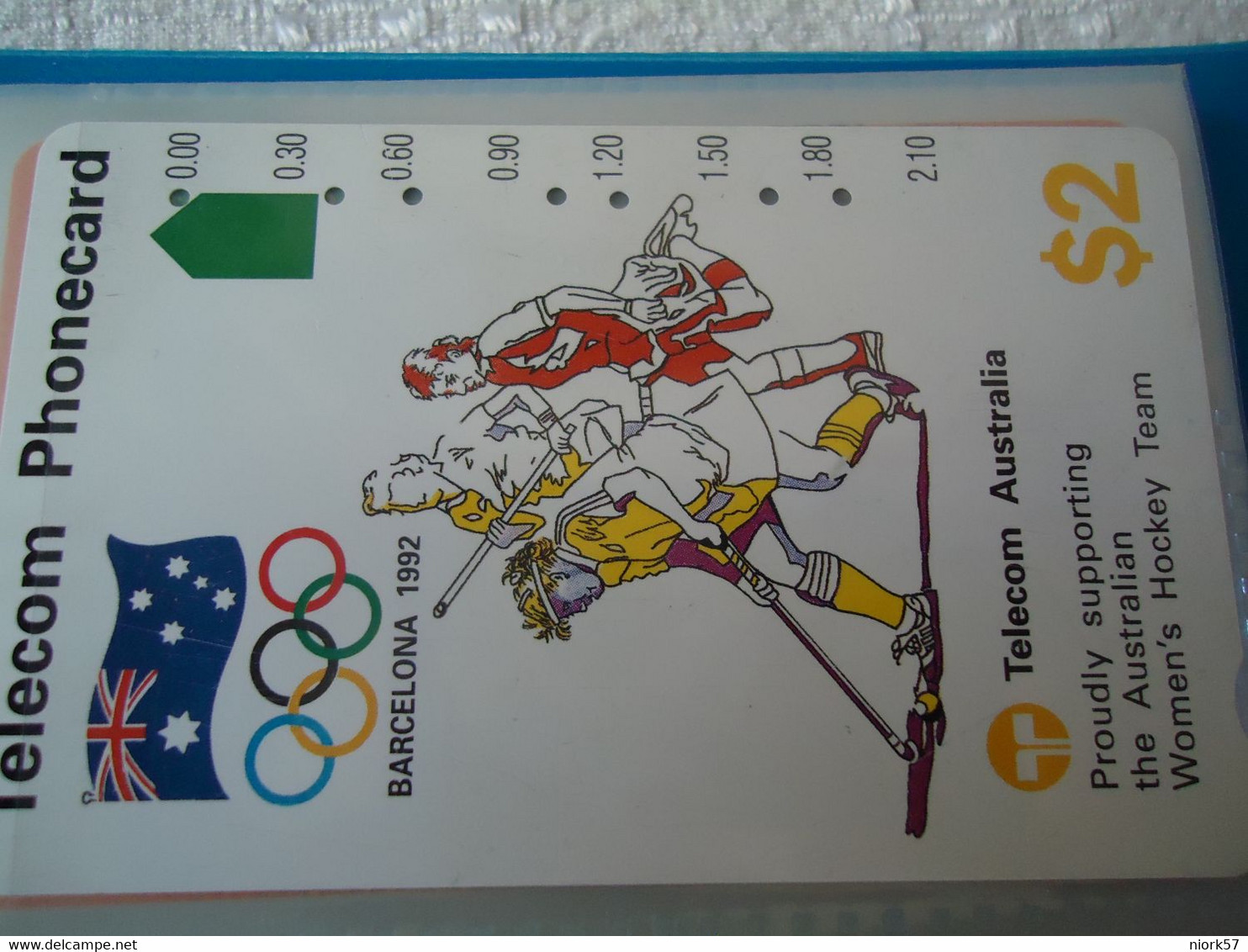 AUSTRALIA  USED CARDS  SPORTS OLYMPIC GAMES BARCELONA 1992 - Juegos Olímpicos