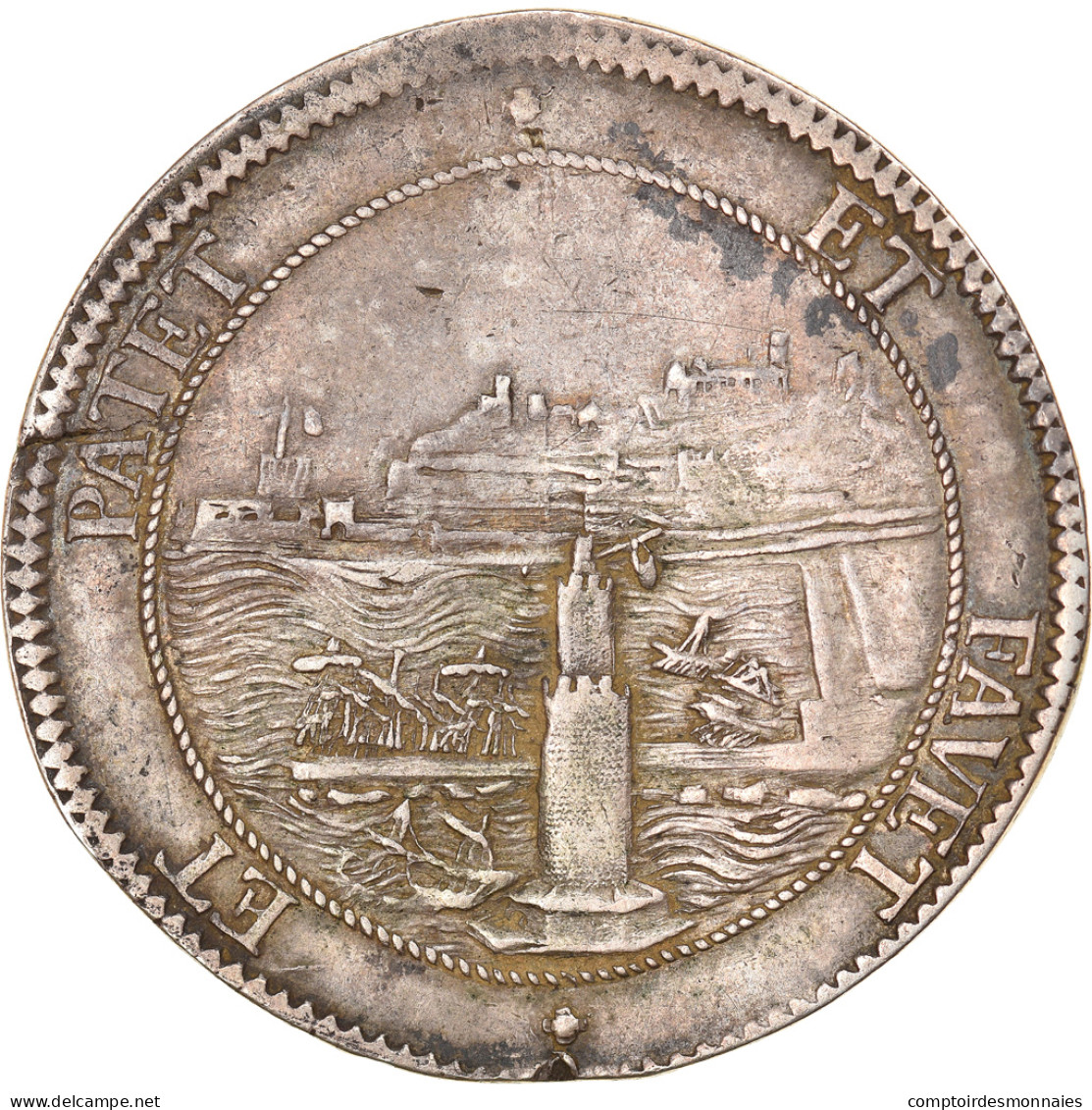 Monnaie, États Italiens, LIVORNO, Tollero, 1699, Livorno, TTB, Argent, KM:16.4 - Tuscan