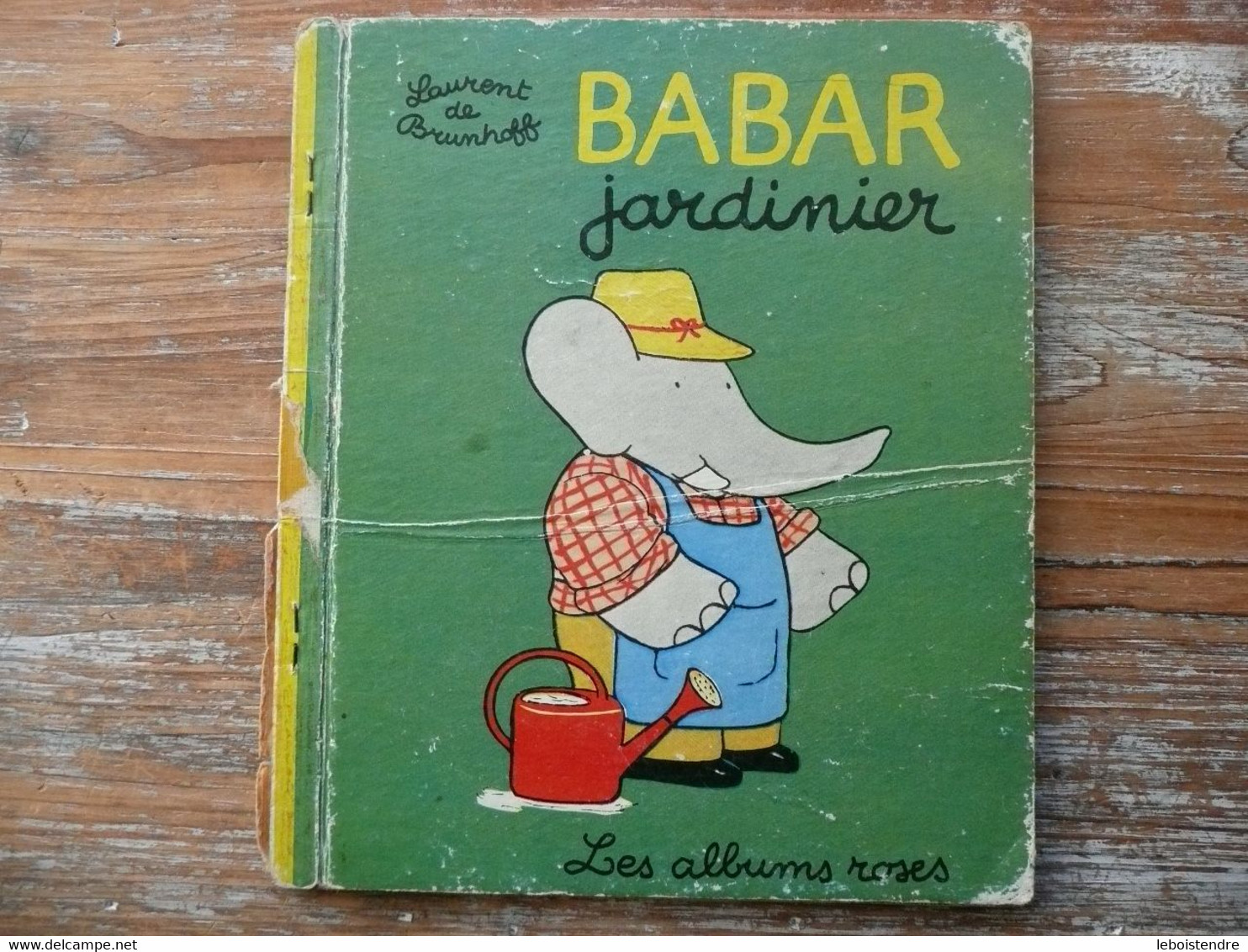 BABAR JARDINIER  LAURENT DE BRUNHOFF  LES ALBUMS ROSES 1967 LIBRAIRIE HACHETTE - Hachette