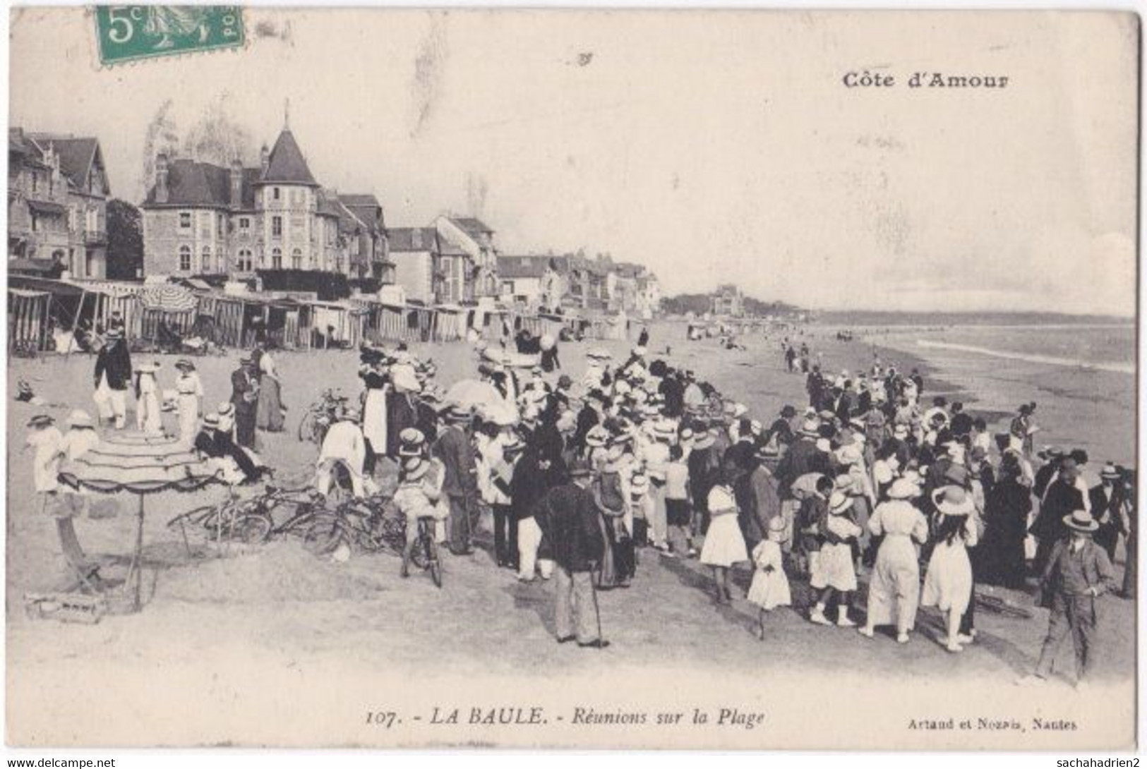 44. LA BAULE. Réunions Sur La Plage. 107 - La Baule-Escoublac