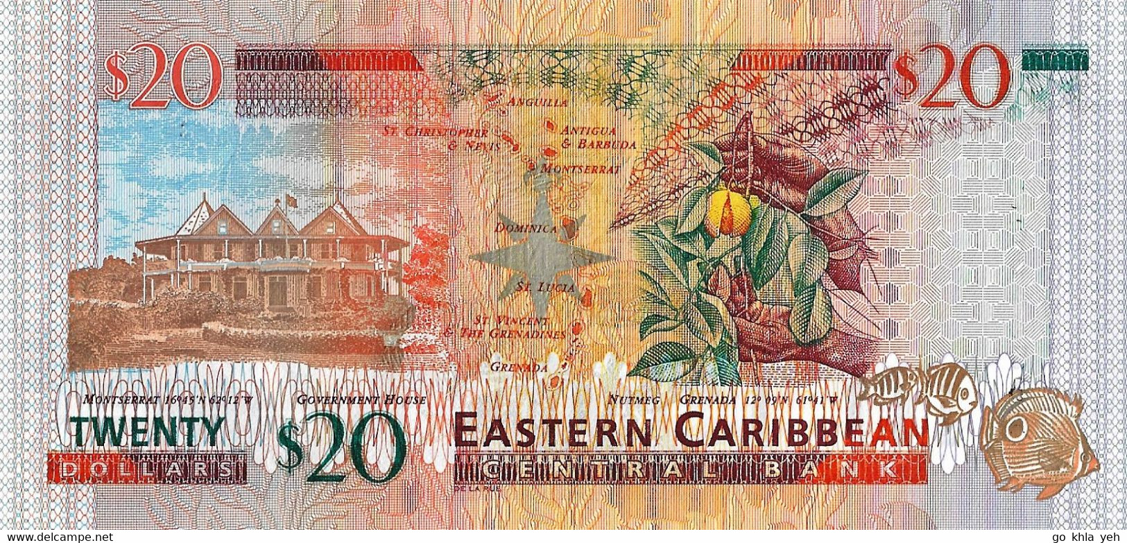 CARAÏBES ORIENTALES - ANTIGUA  2003  20 Dollar - P.44a Neuf -UNC - Caribes Orientales