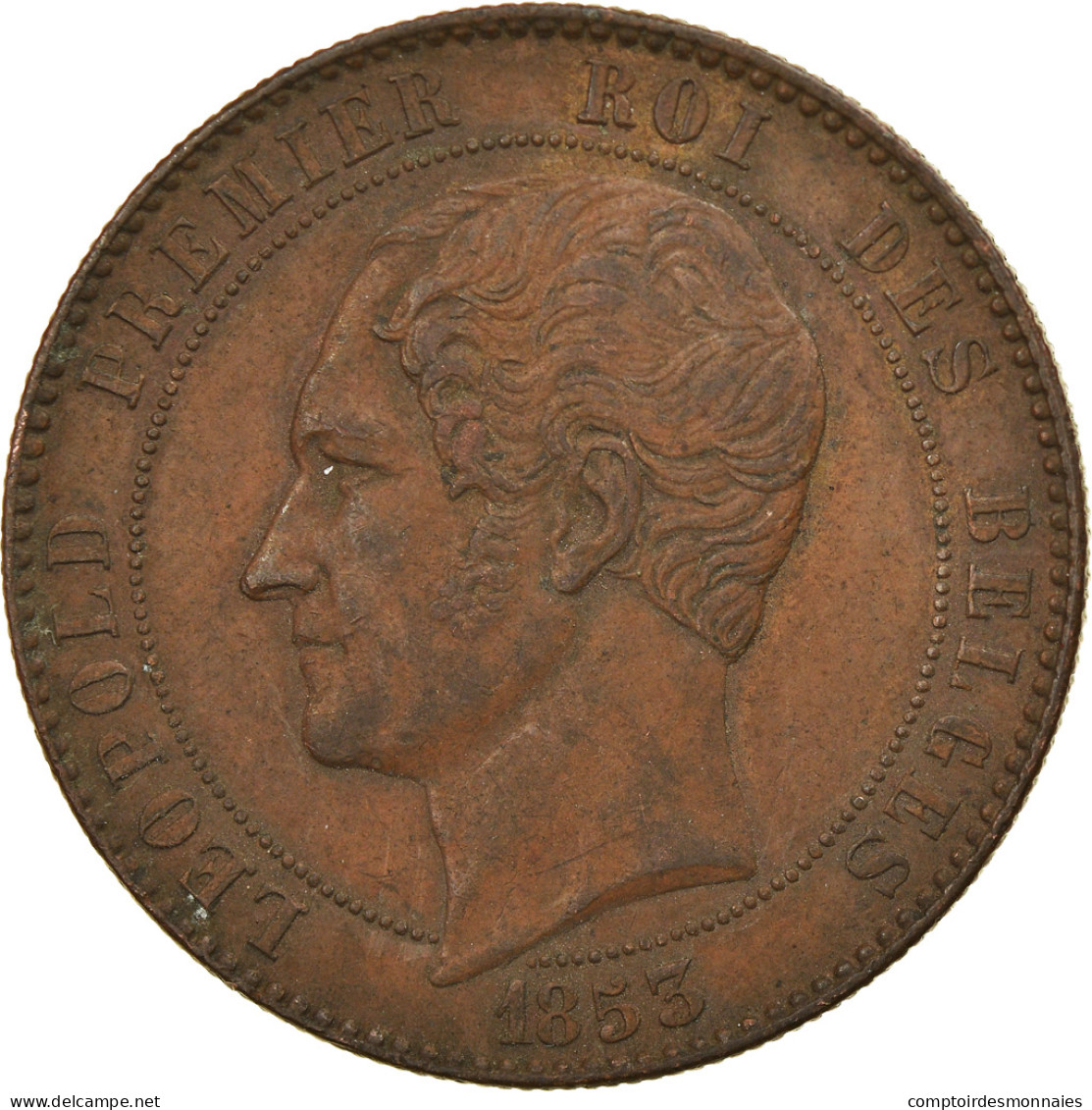 Monnaie, Belgique, Mariage Du Duc De Brabant, 10 Centimes, 1853, TTB, Cuivre - 10 Cents