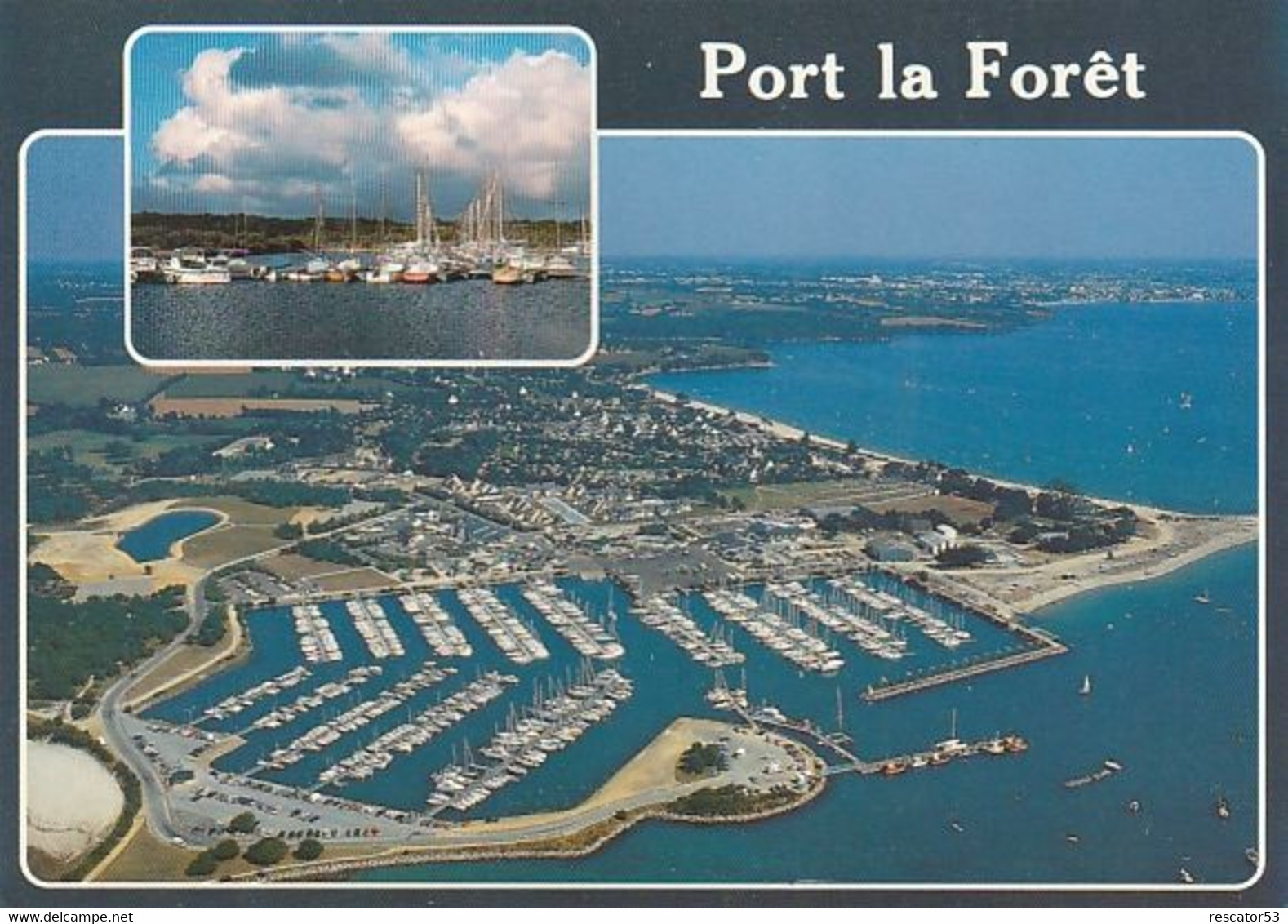 Cpsm Port La Forêt Vue Aérienne - La Forêt-Fouesnant