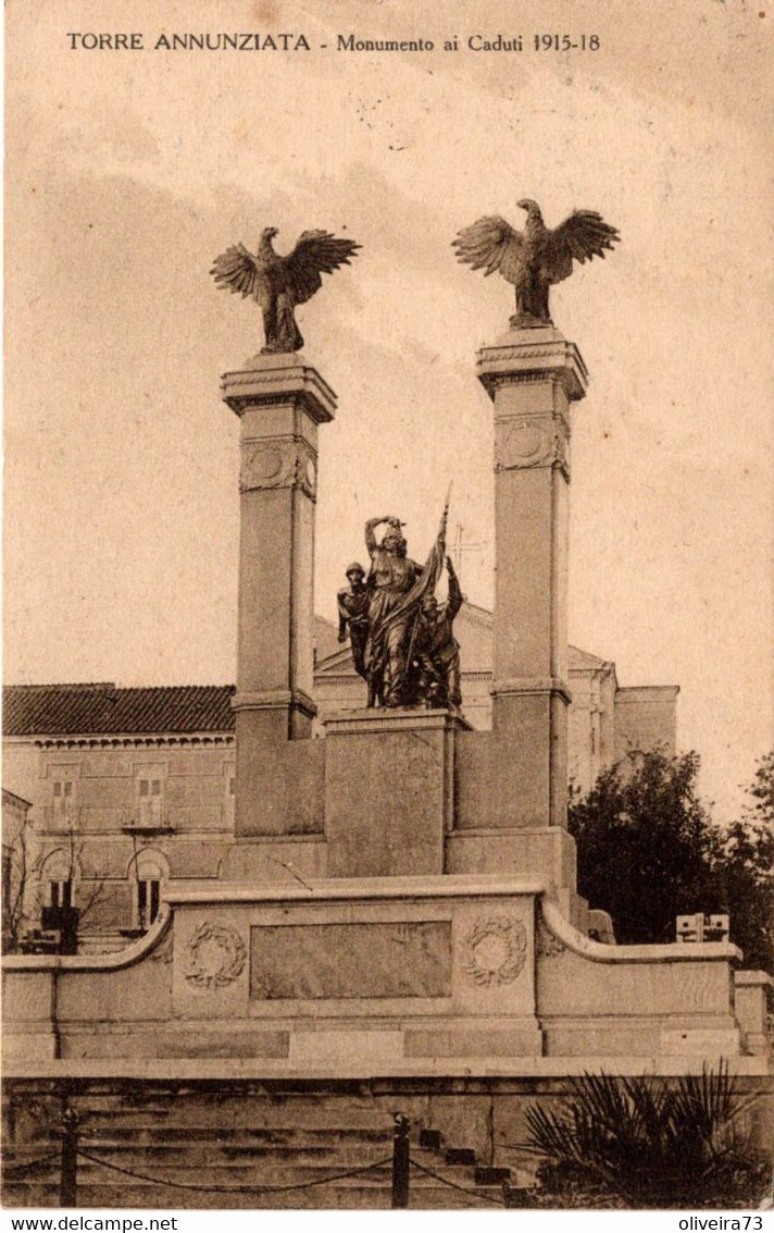 TORRE ANNUNZIATA  - Monumento Ai Caduti  1915-18 - Torre Annunziata
