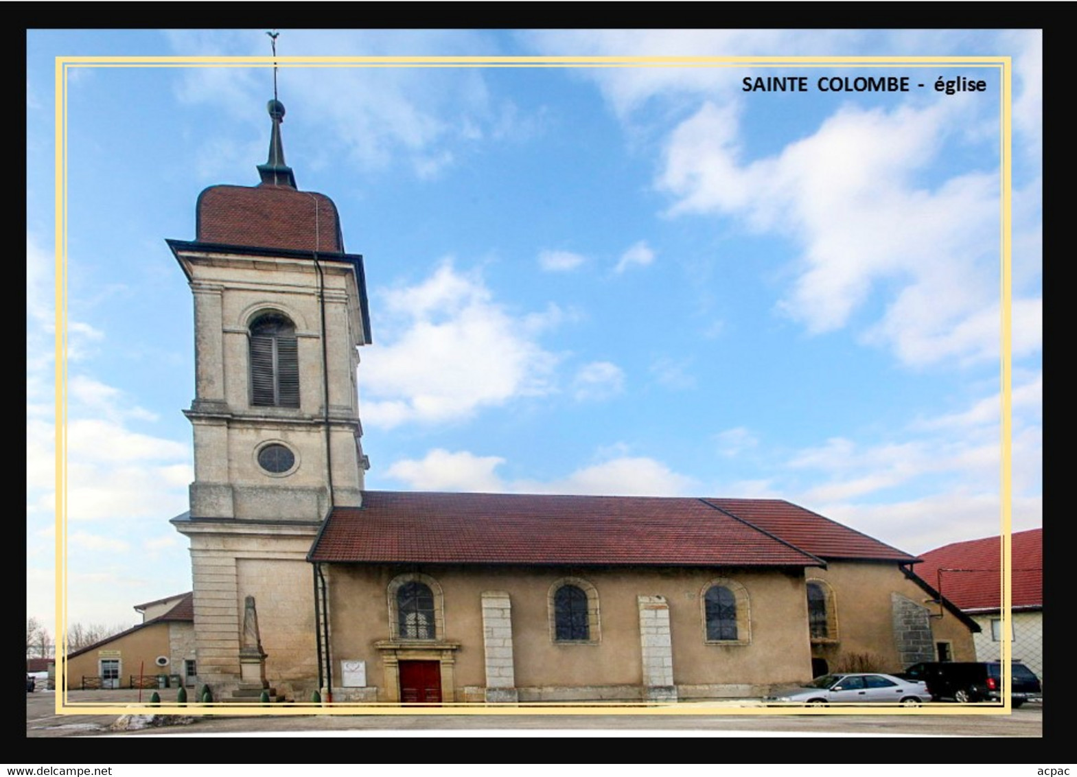 25  SAINTE  COLOMBE ... L'église - Andere & Zonder Classificatie