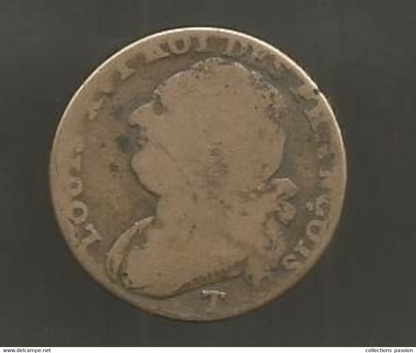 Monnaie , 12 DENIERS DIT AU FAISCEAUX , 1792 T ,  2 Scans - Autres & Non Classés