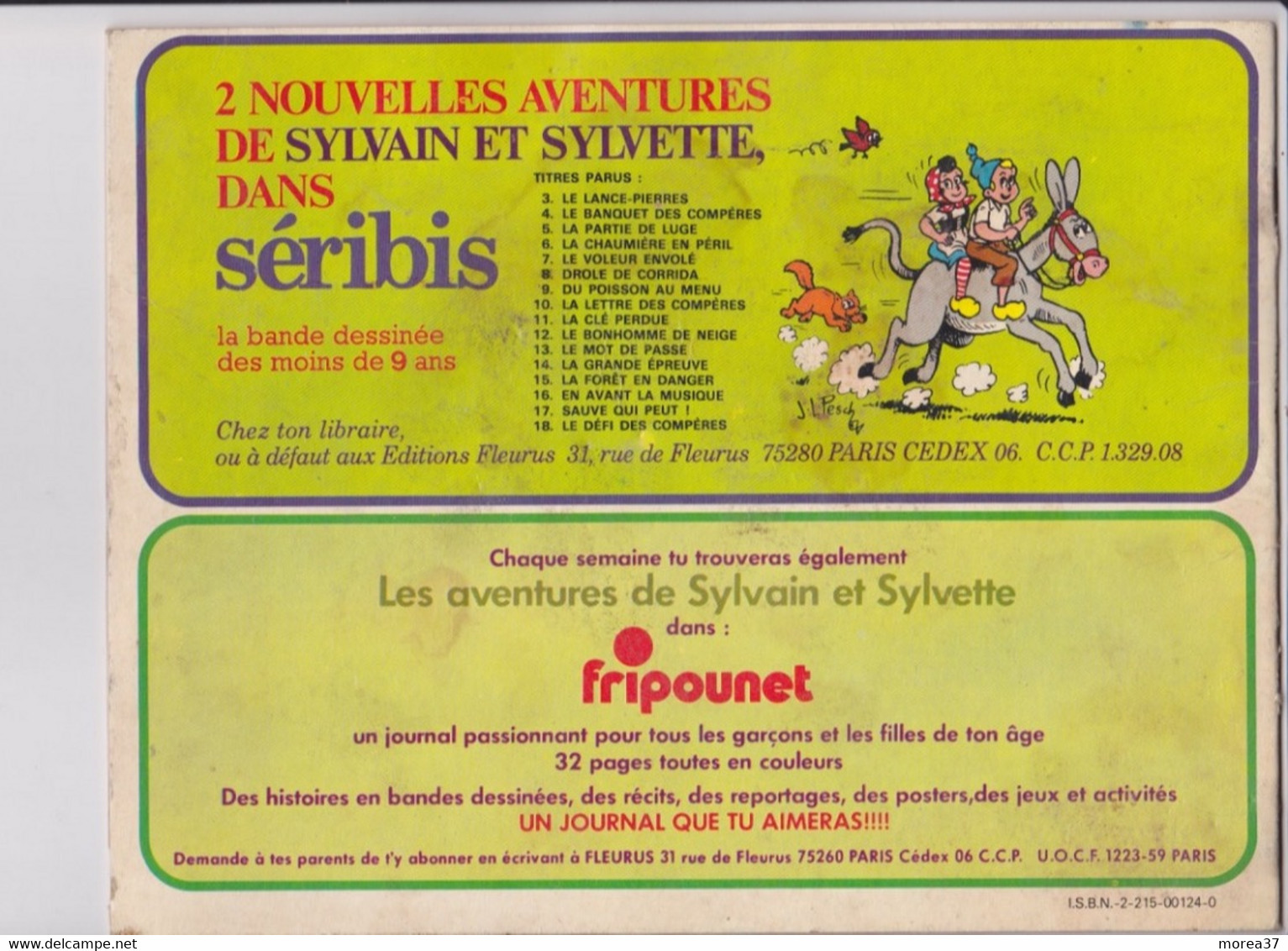 Les Aventures De Sylvain Et Sylvette     L'écran Magique  Tome 84   Edition FLEURUS - Sylvain Et Sylvette