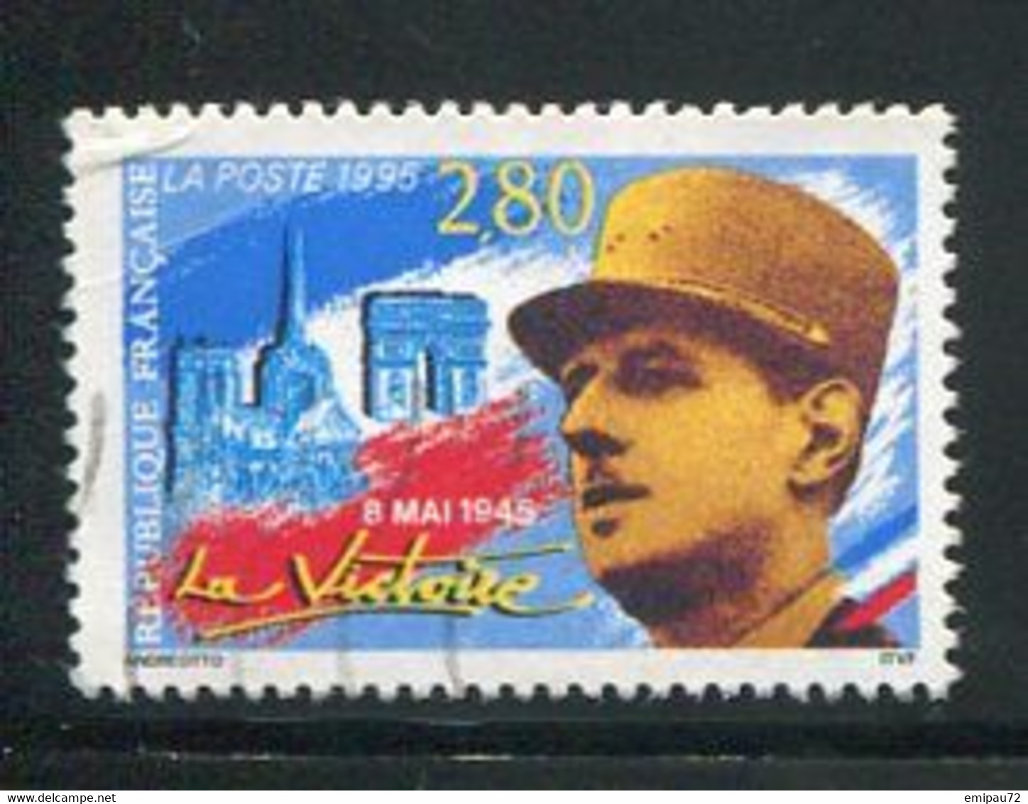 FRANCE-Y&T N°2944- Oblitéré - De Gaulle (General)