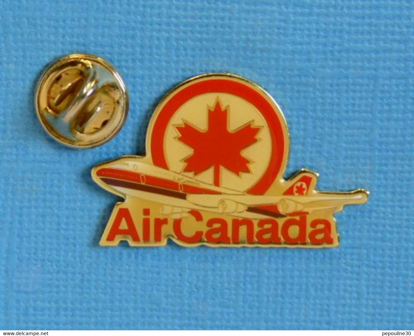 1 PIN'S // ** AIR CANADA / BOEING 747 AU DÉCOLLAGE ** - Avions