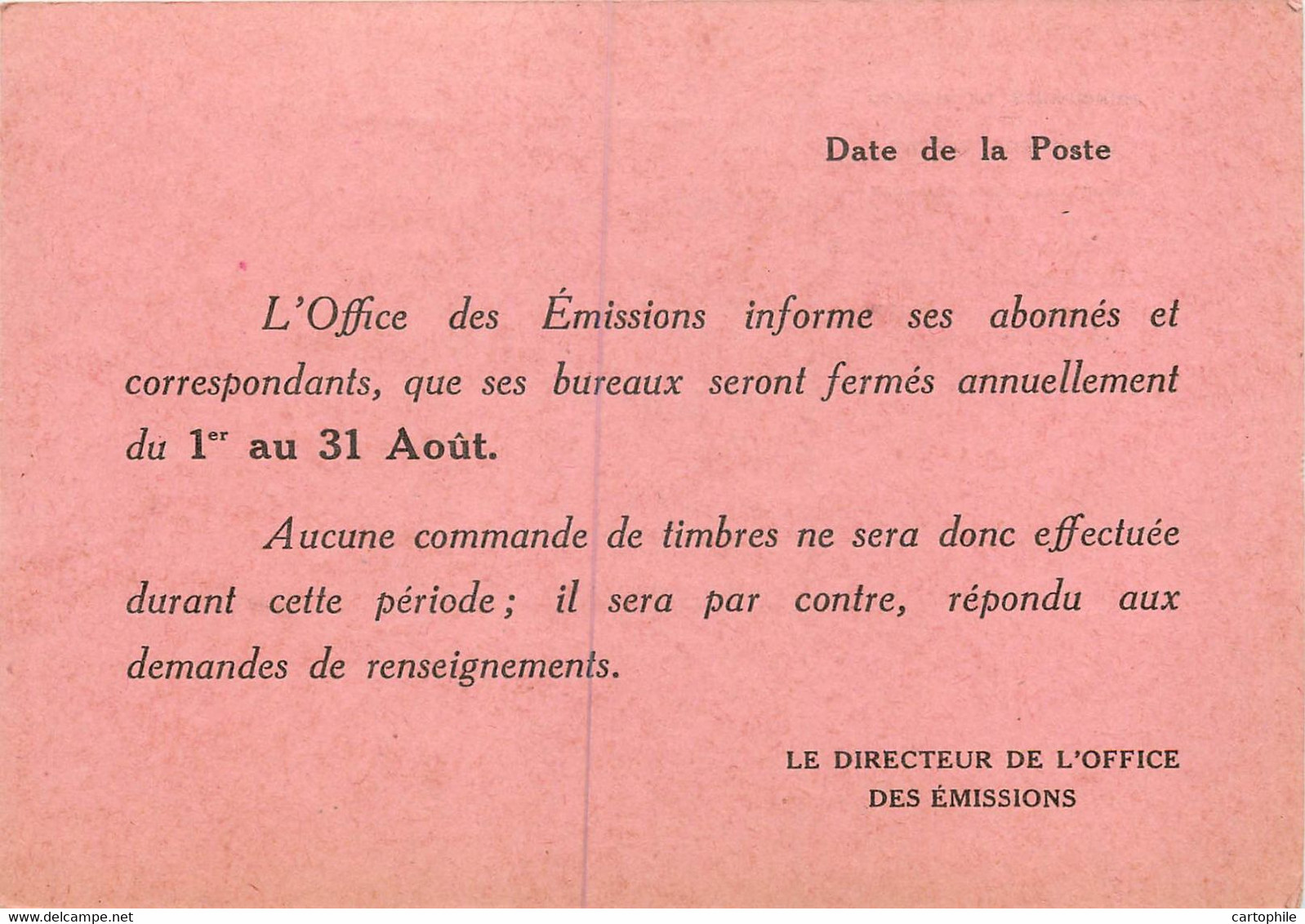 CP De L'Office Des Emissions De TP De La Principauté De Monaco 1954 - Cartas & Documentos