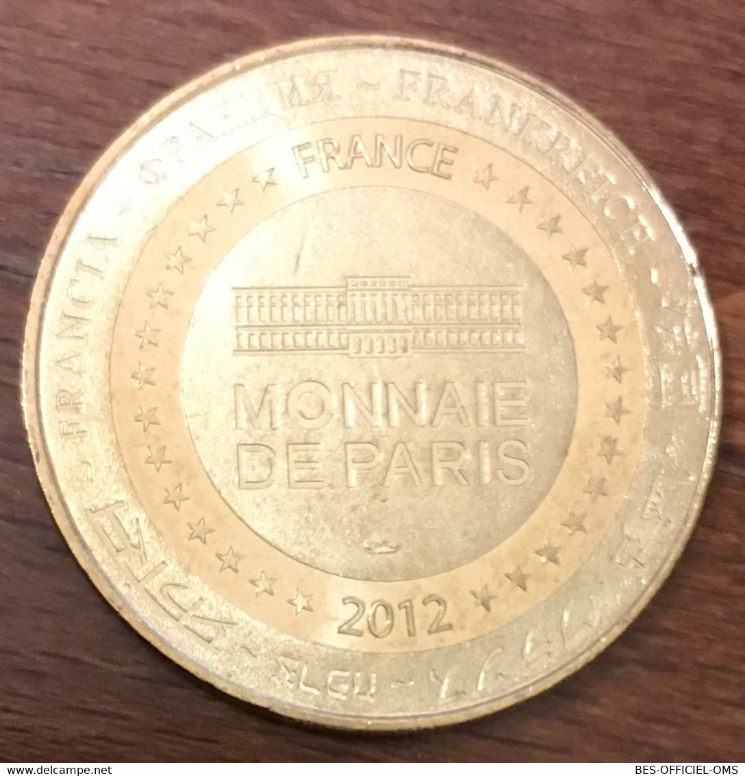 27 GIVERNY CLAUDE MONET MDP 2012 MEDAILLE SOUVENIR MONNAIE DE PARIS JETON TOURISTIQUE MEDALS COINS TOKENS - 2012