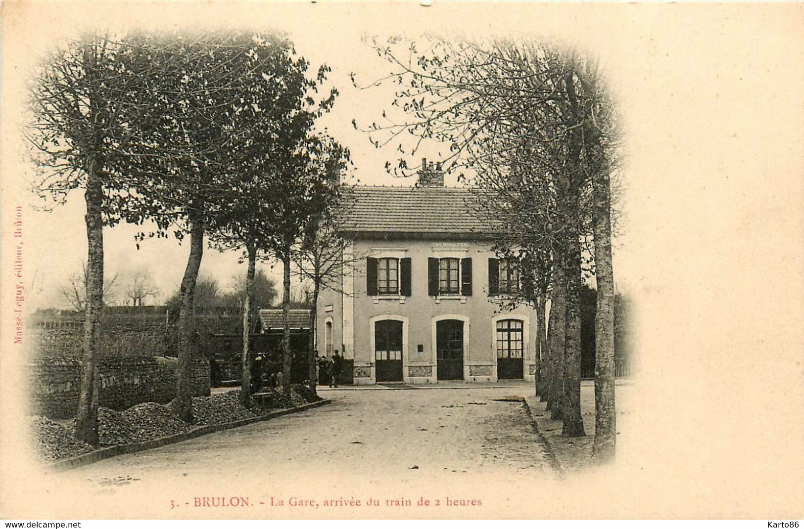 Brûlon * La Gare * Rue Du Village - Brulon