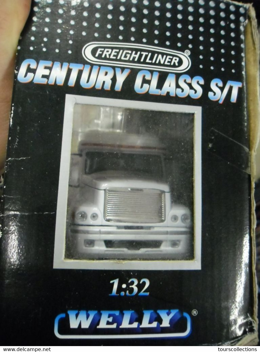 CAMION SEMI REMORQUE 1:32 WELLY - FREIGHTLINER Century Class S/T CONTENEUR - Echelle 1:32