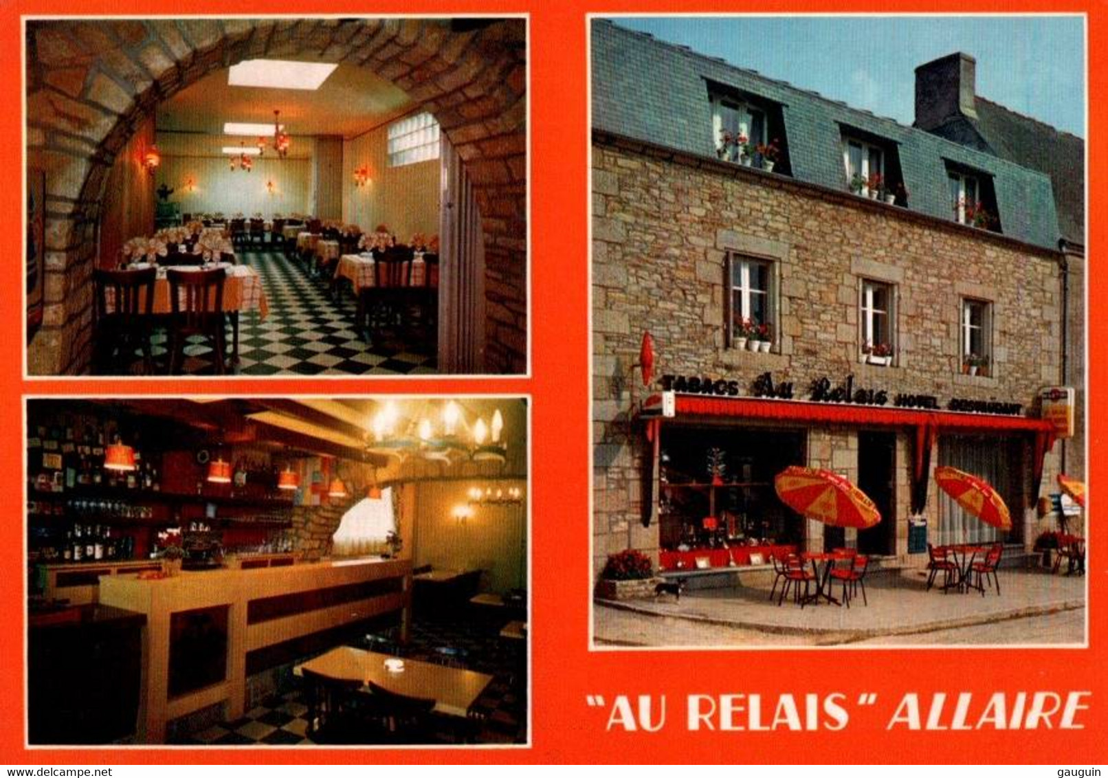CPM - ALLAIRE - Hôtel Restaurant Bar-Tabac "Au Relais" - Edition Artaud - Allaire