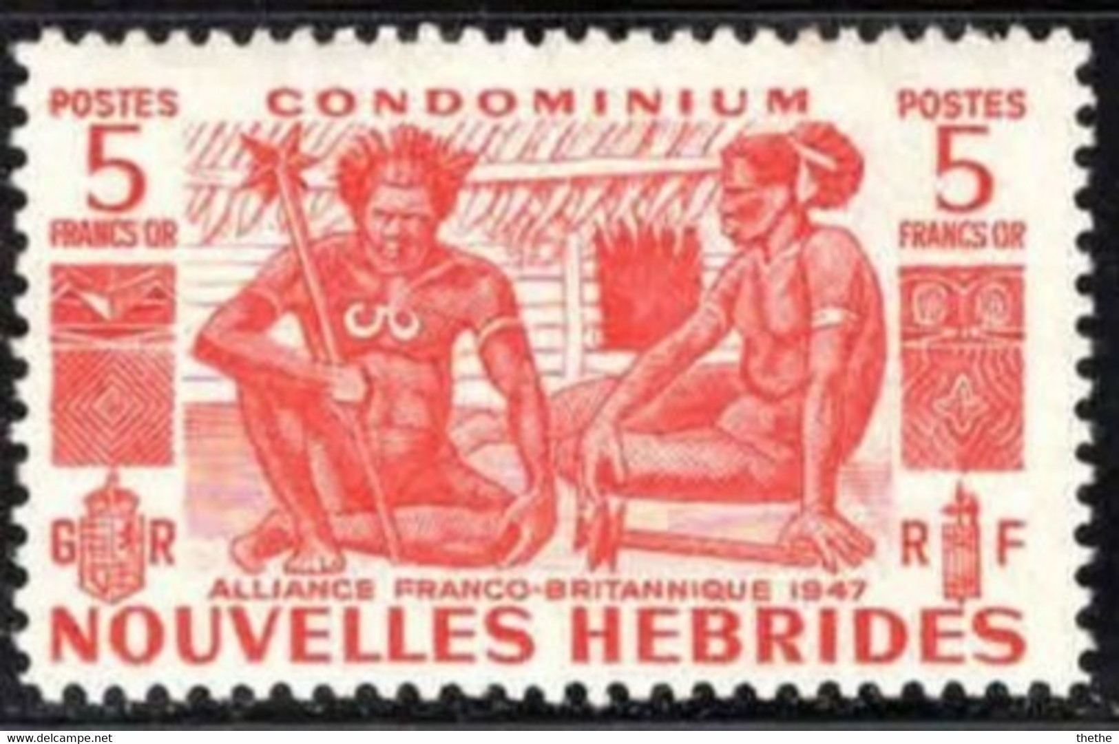 NOUVELLES HEBRIDES - Indigénes - Unused Stamps