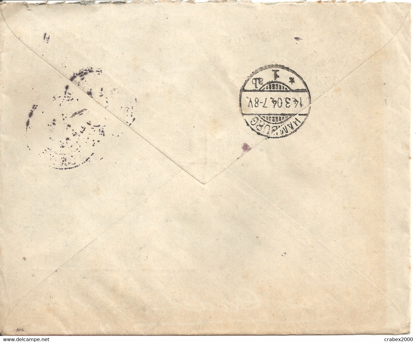 Y&T N°107 à110+83+129 BORDEAUX Vers ALLEMAGNE 1904 - Lettres & Documents