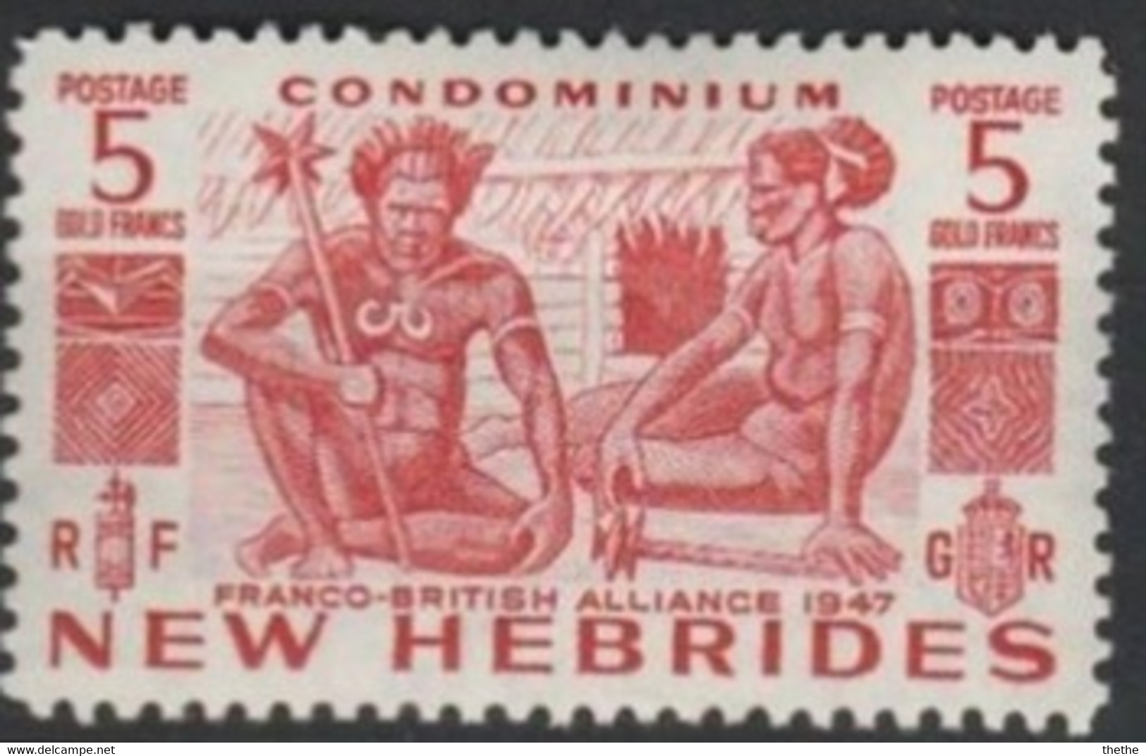 NOUVELLES HEBRIDES - Indigénes - Unused Stamps