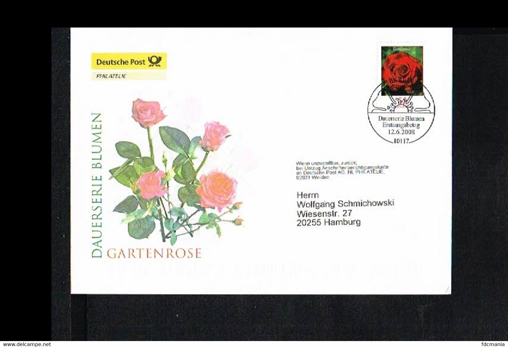 2008 - Deutschland FDC Mi. 2669 - Flora - Flowers - Gartenrose [KH049] - Sonstige & Ohne Zuordnung