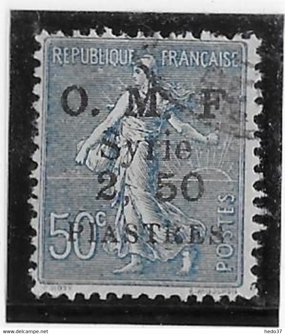 Syrie N°87 - Variété Surcharge 2,50 Espacée - TB - Gebraucht