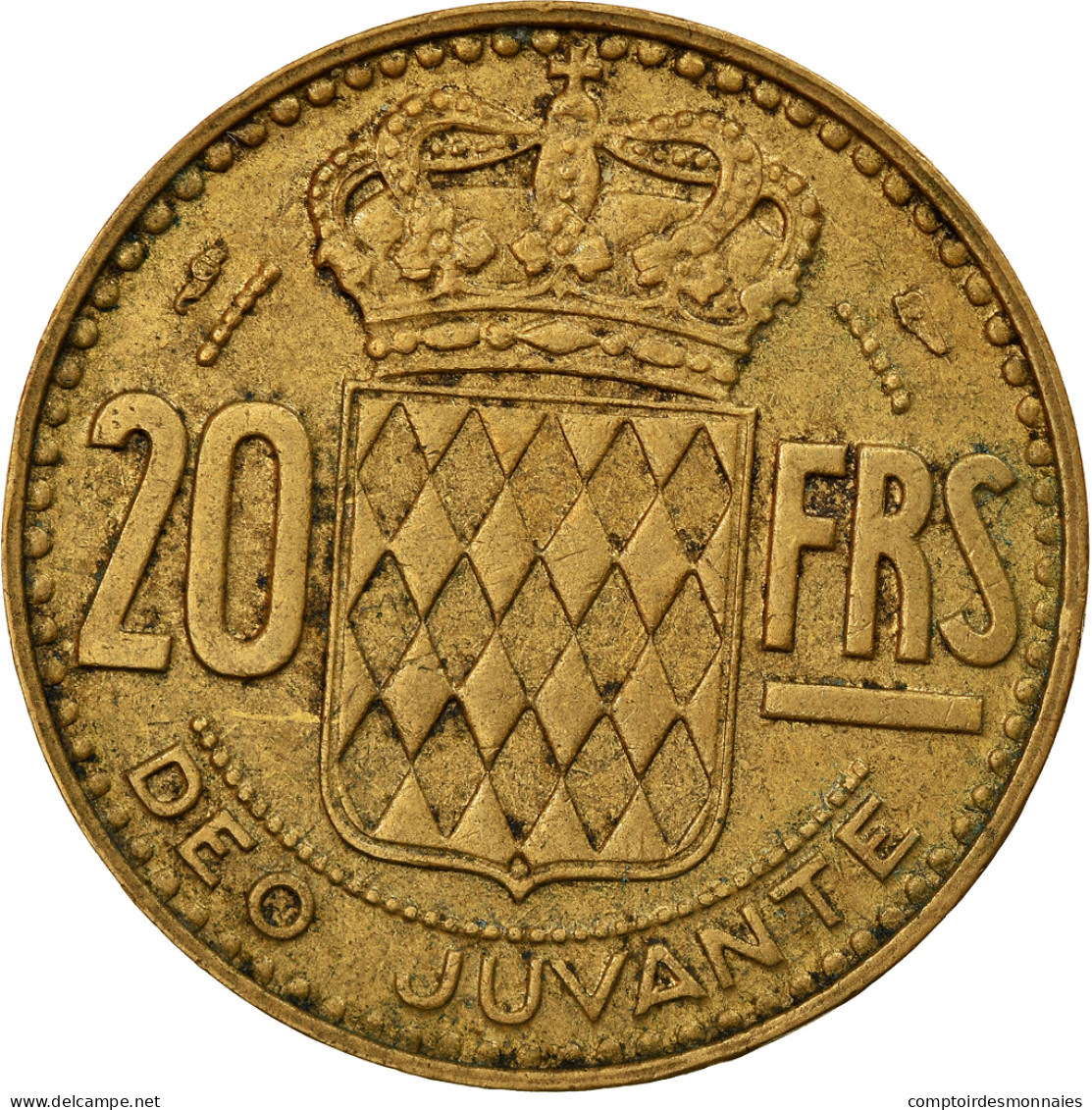 Monnaie, Monaco, Rainier III, 20 Francs, Vingt, 1950, Monaco, TTB - 1949-1956 Oude Frank